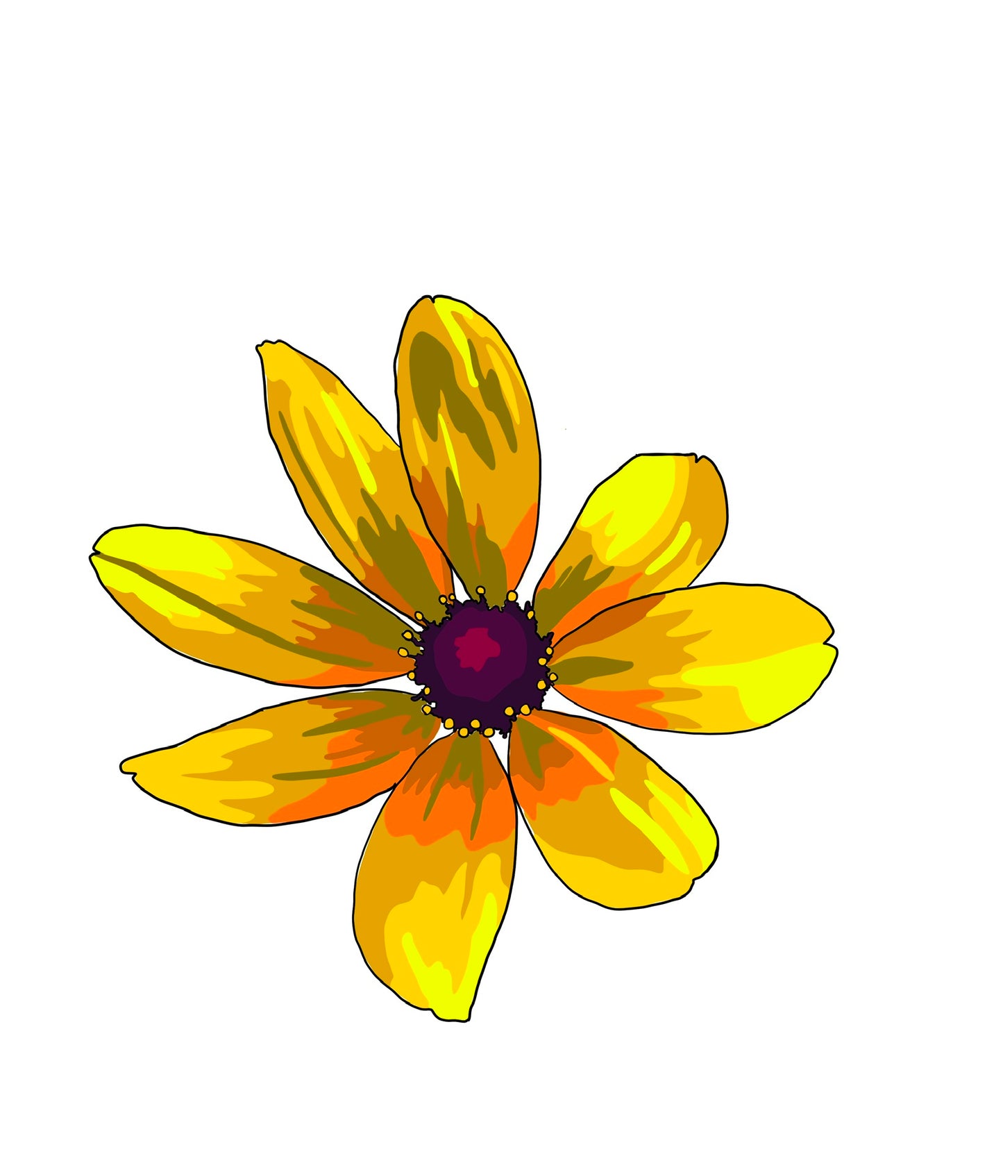 Black Eyed Susan Sticker