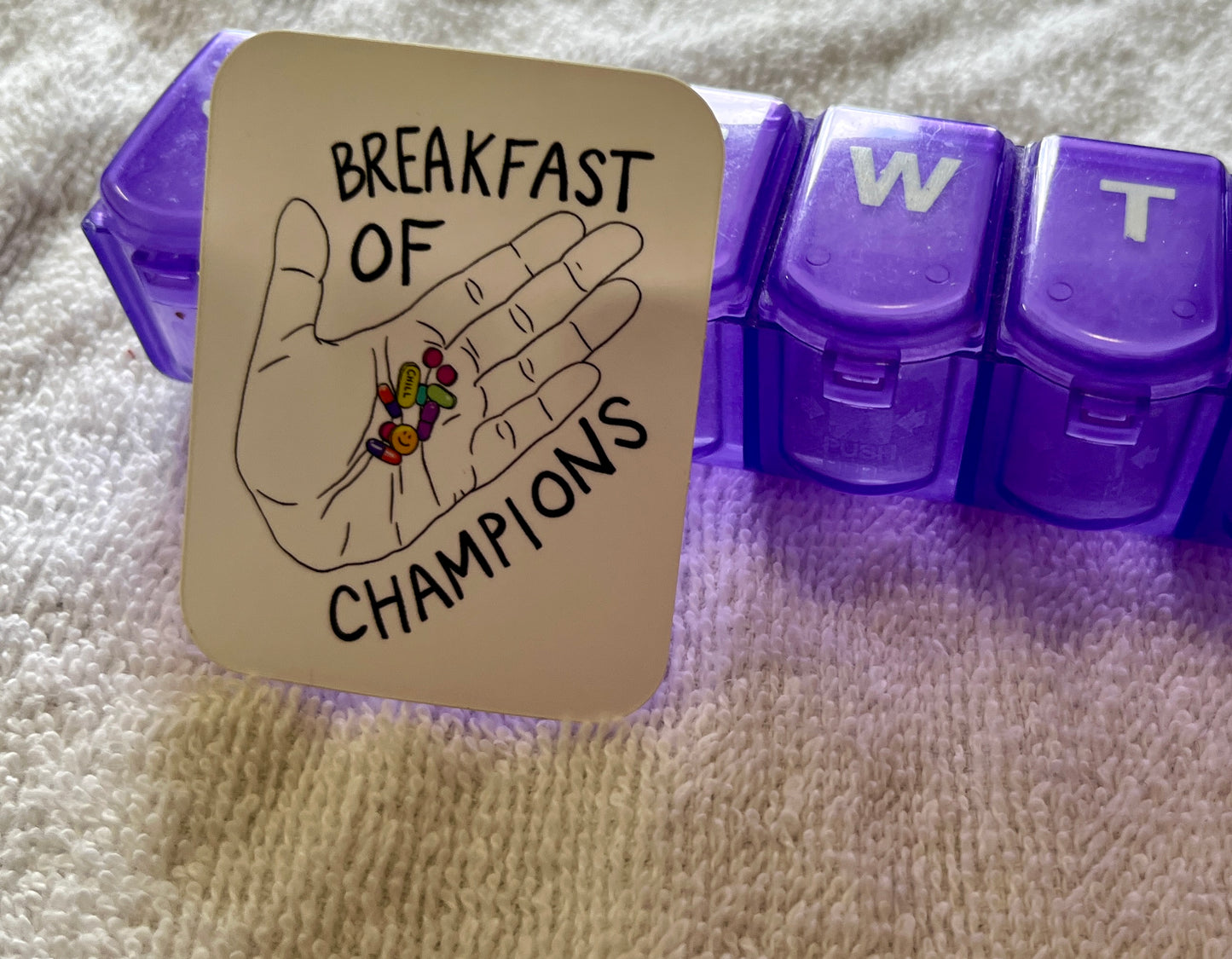 "Breakfast of Champions" Sticker