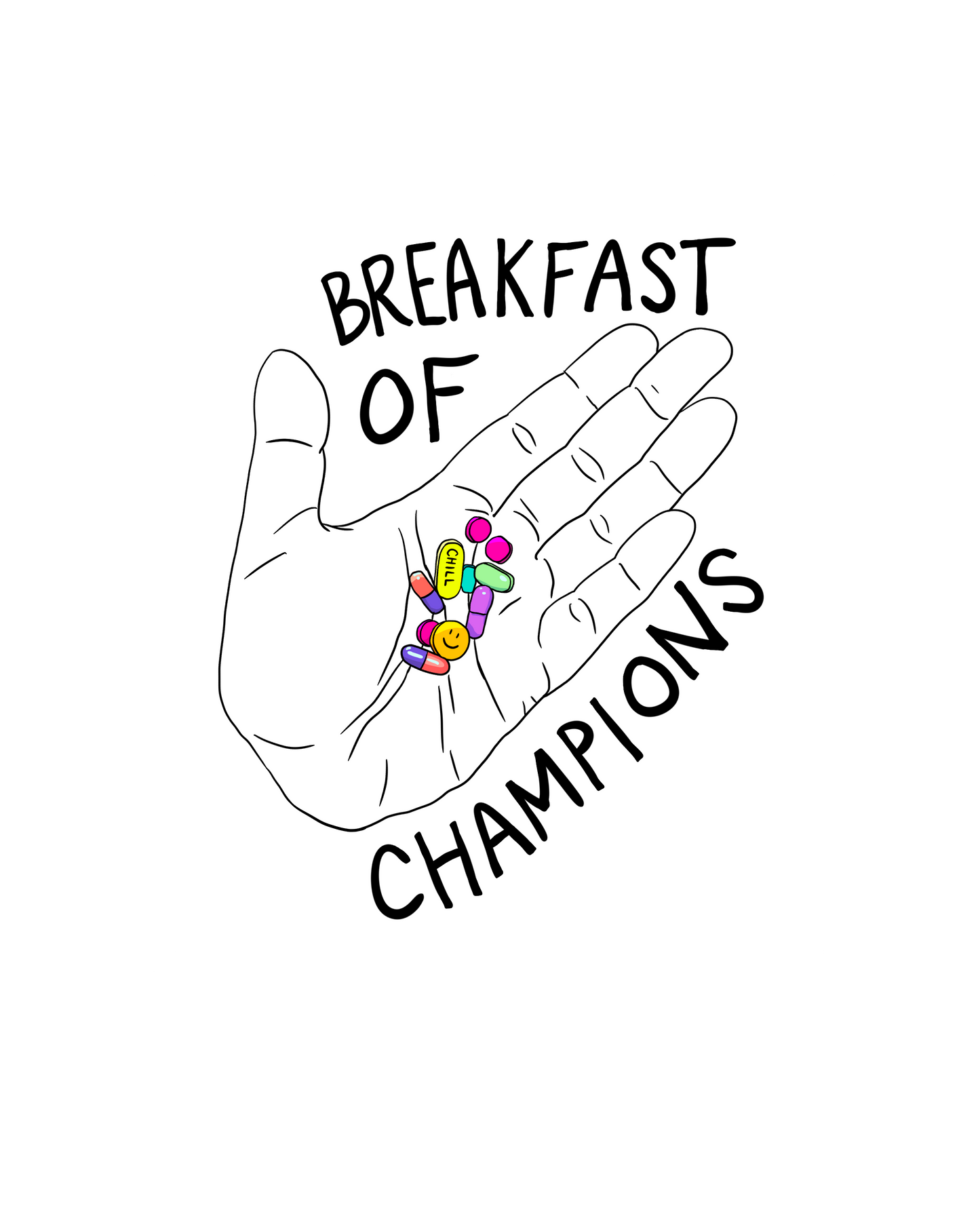 "Breakfast of Champions" Sticker