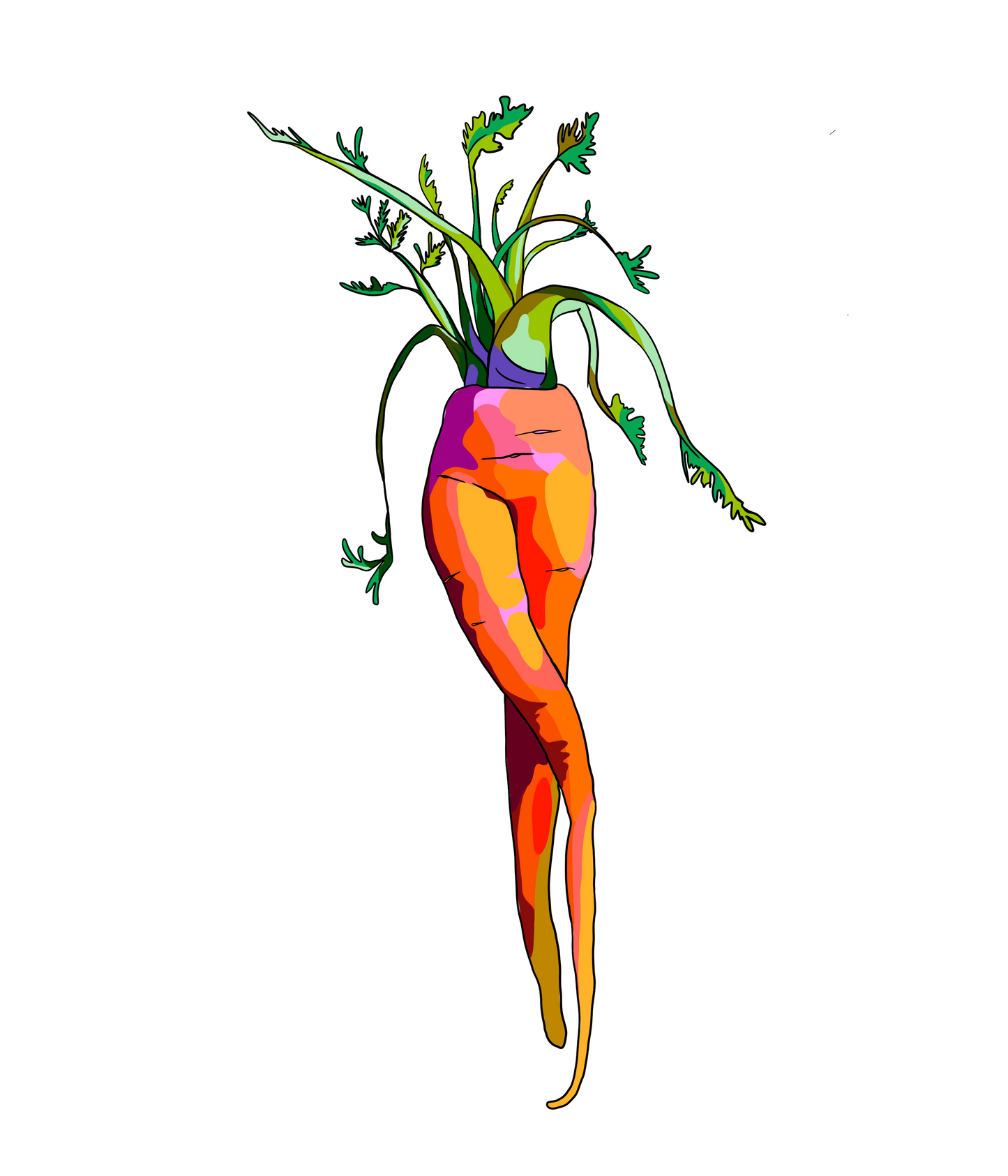 Sexy Carrot Sticker