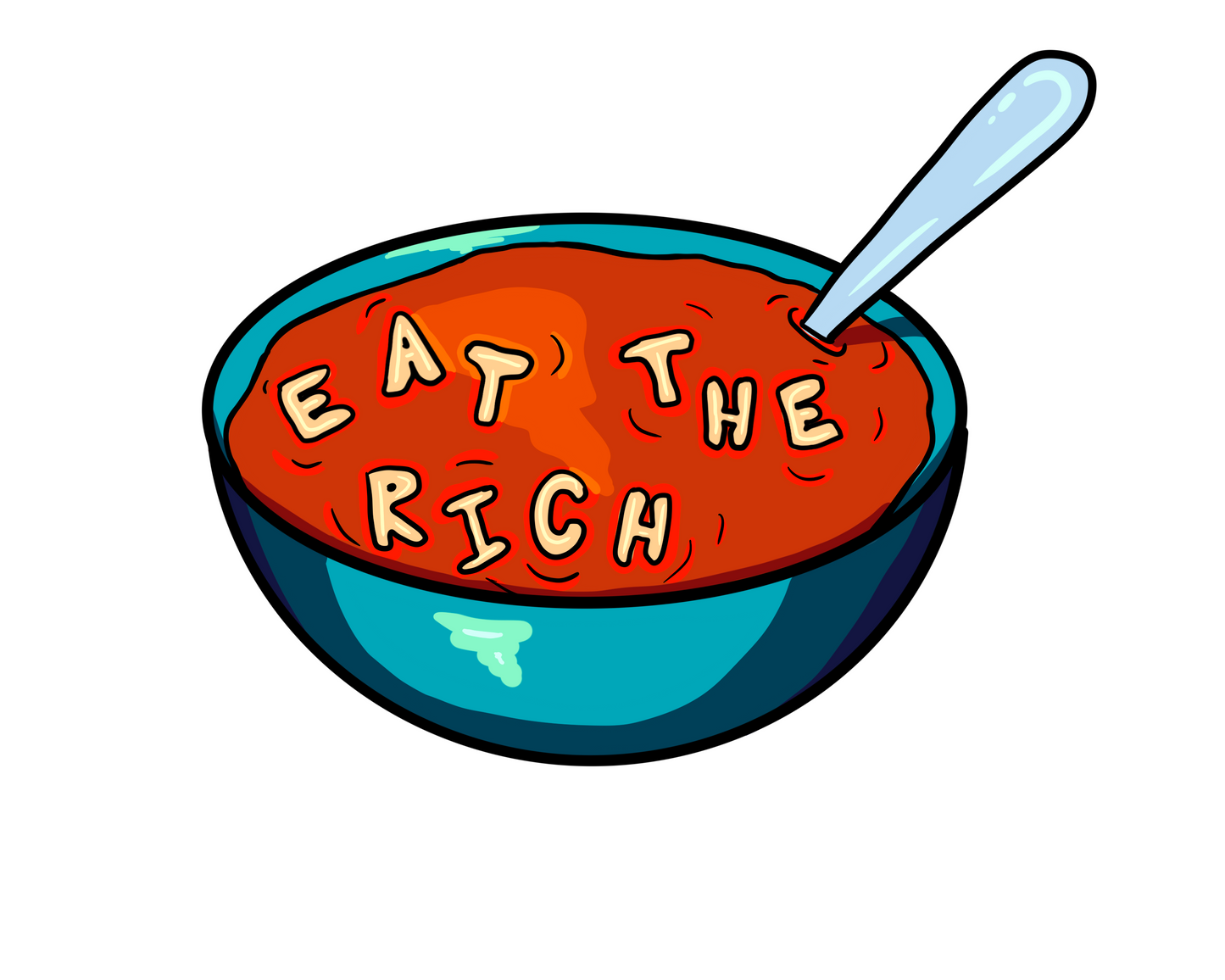 "Eat the Rich" Sticker