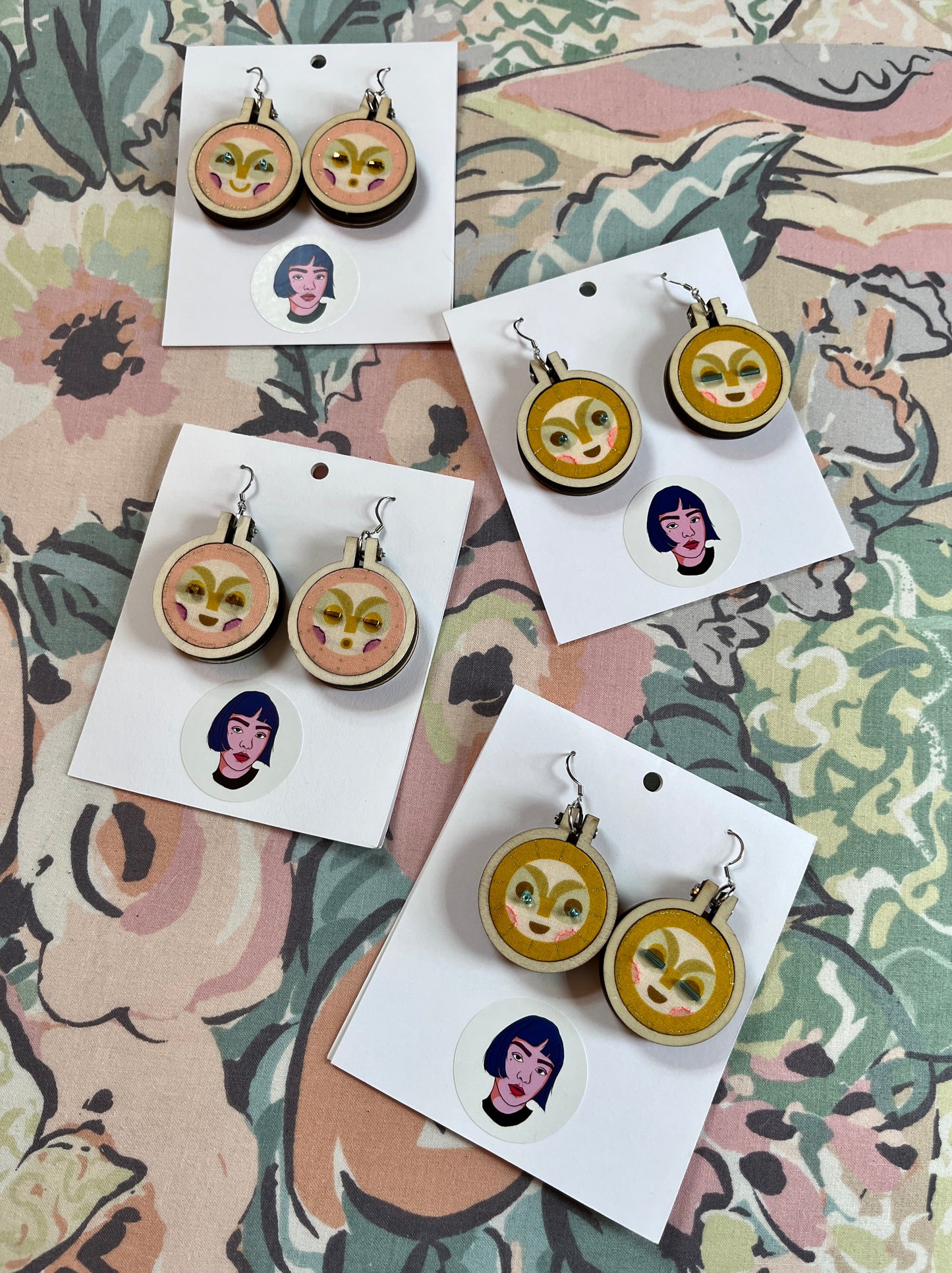 Round Mini-Hoop Earrings