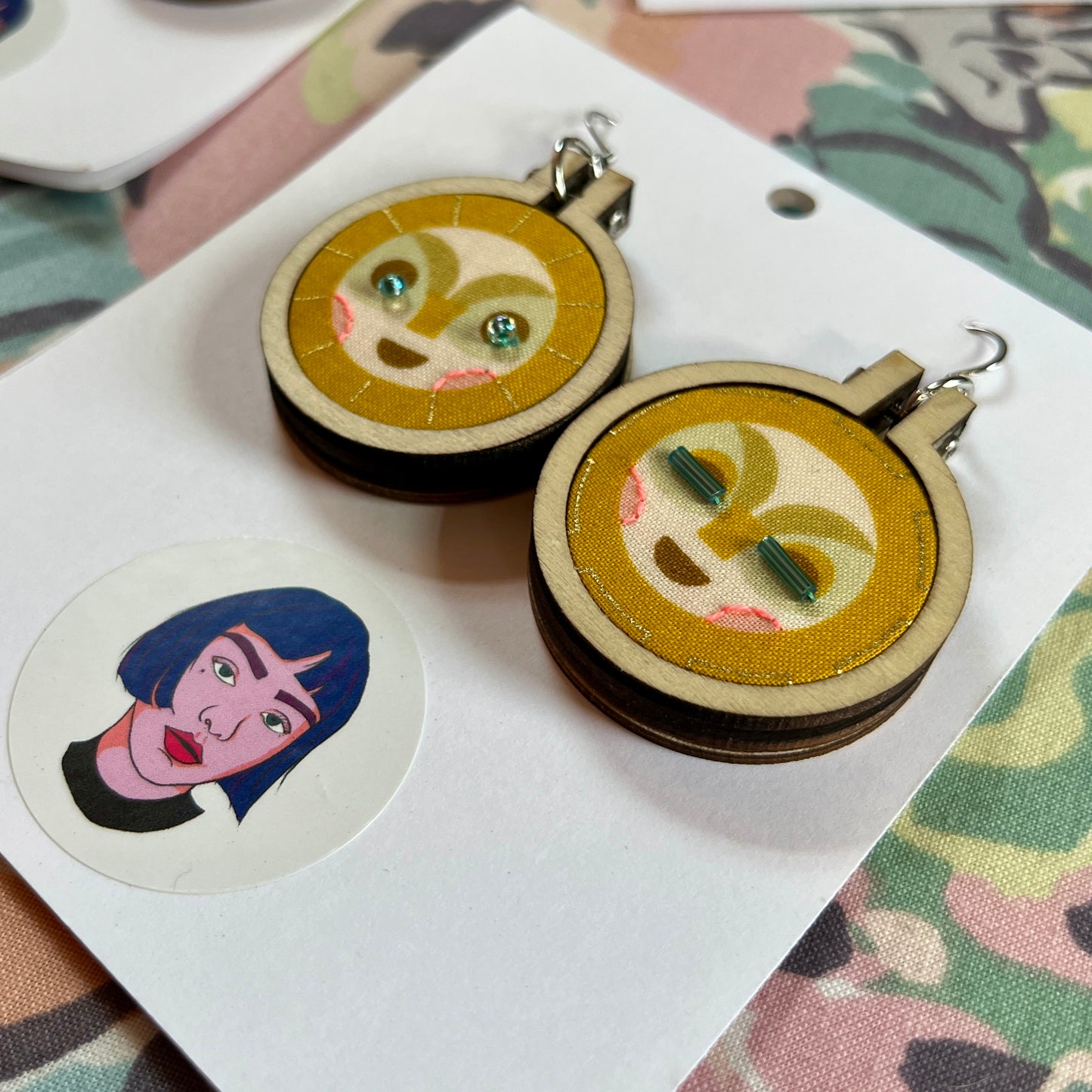 Round Mini-Hoop Earrings