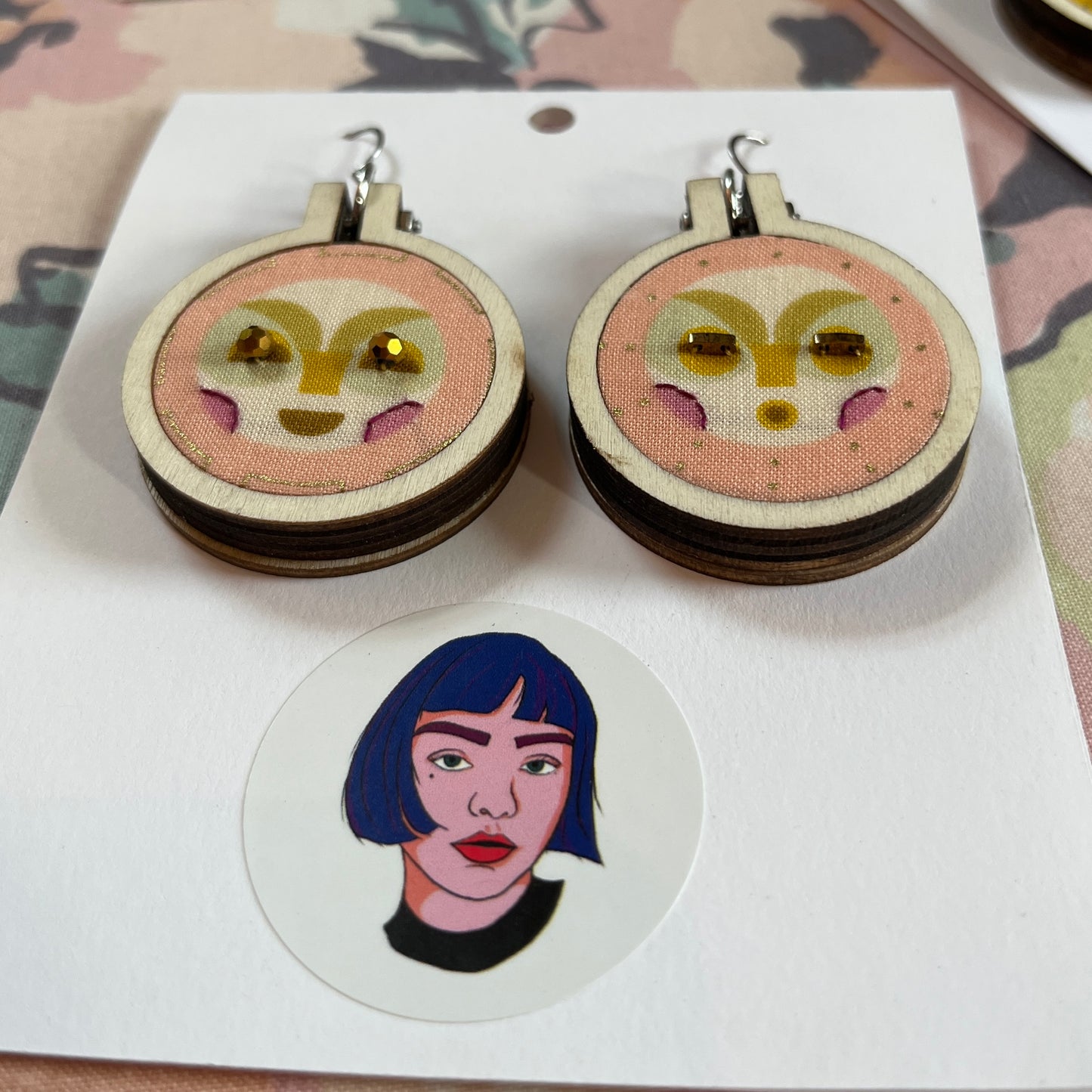 Round Mini-Hoop Earrings