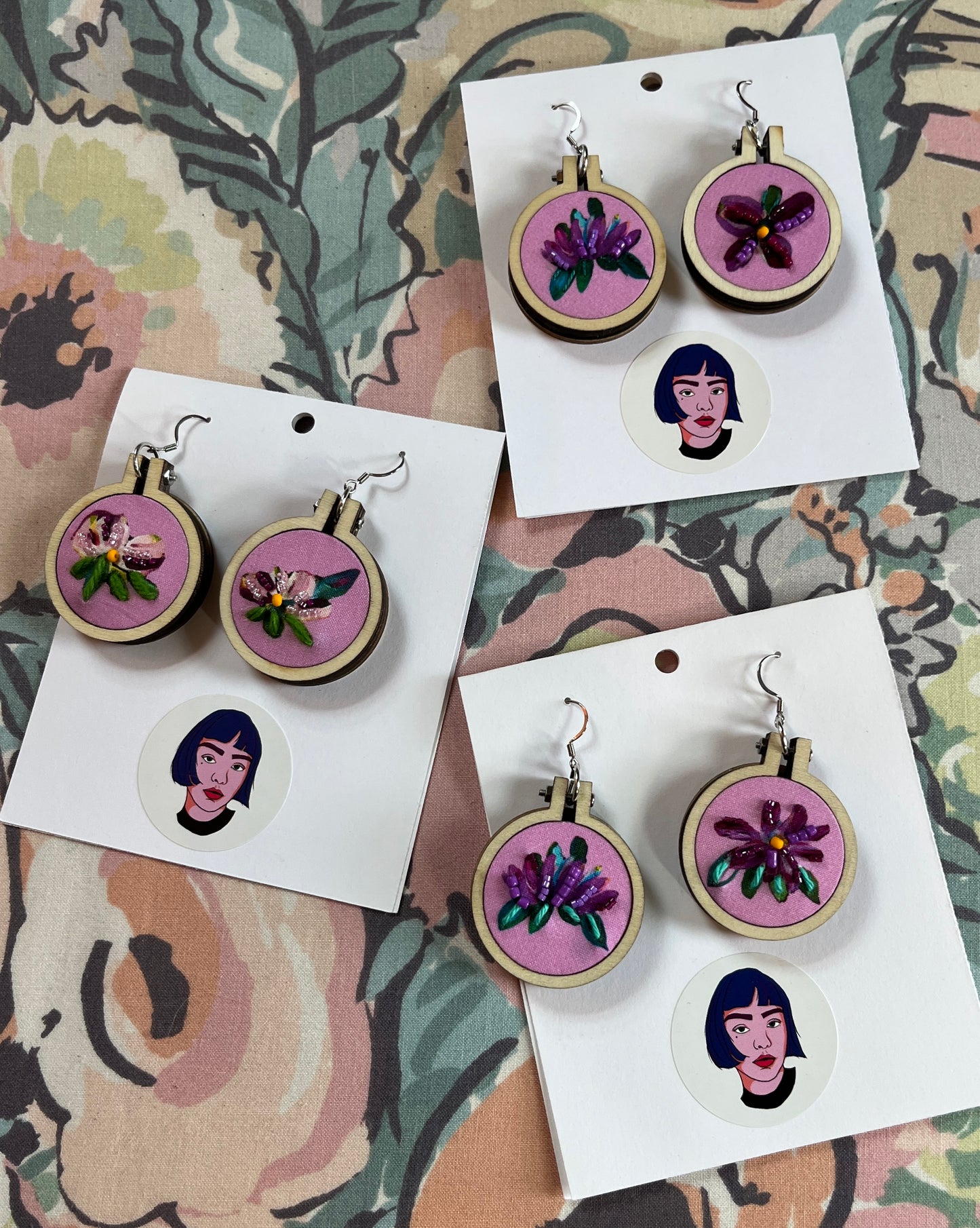 Round Mini-Hoop Earrings