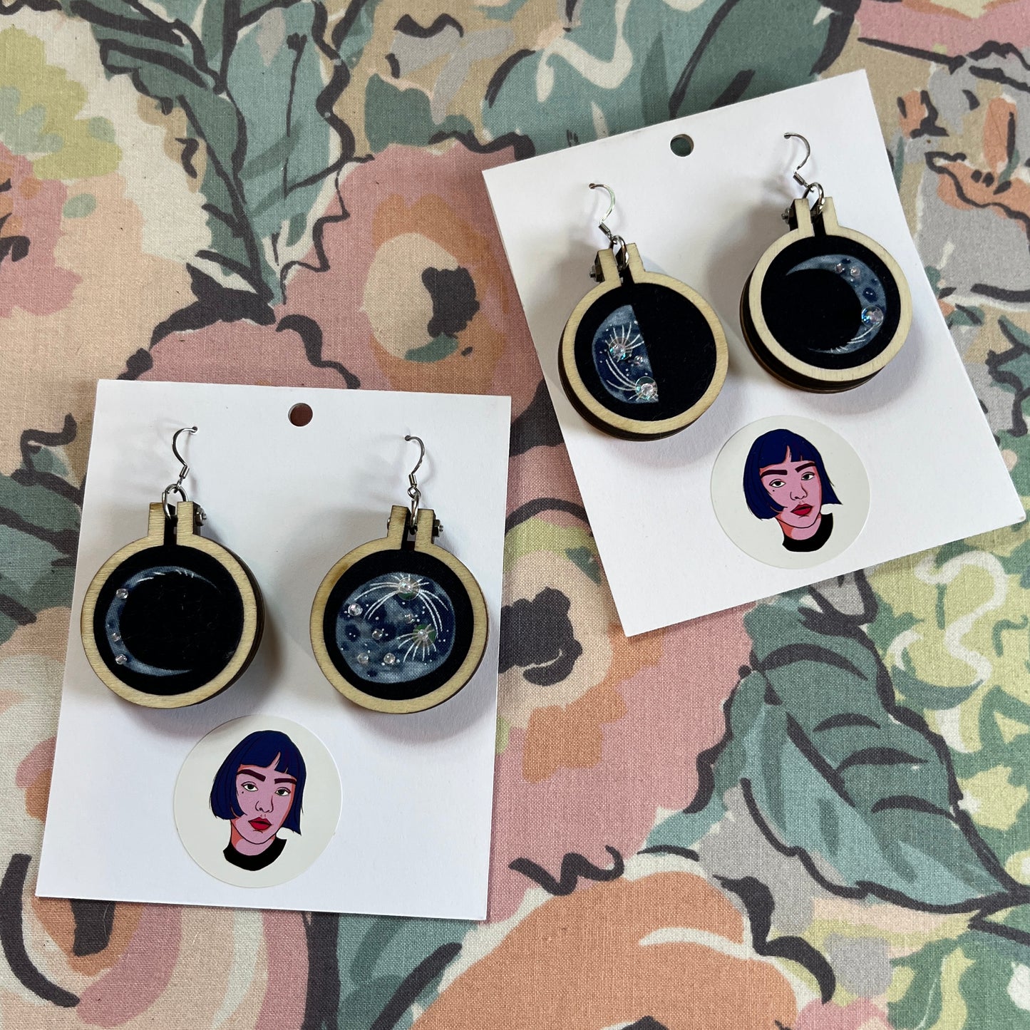 Round Mini-Hoop Earrings