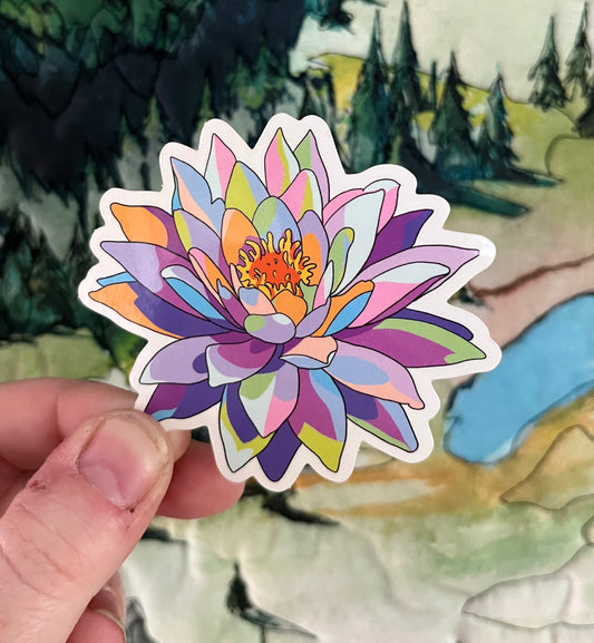Water Lily Sticker