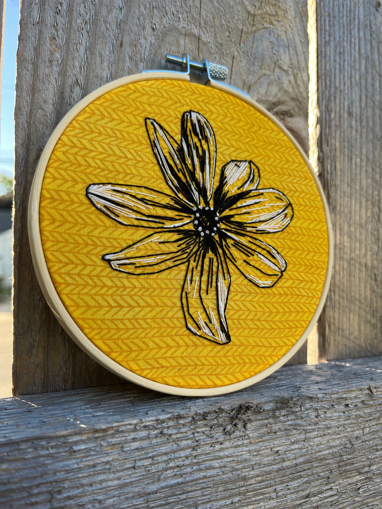 Black Eyed Susan Embroidery Sketch
