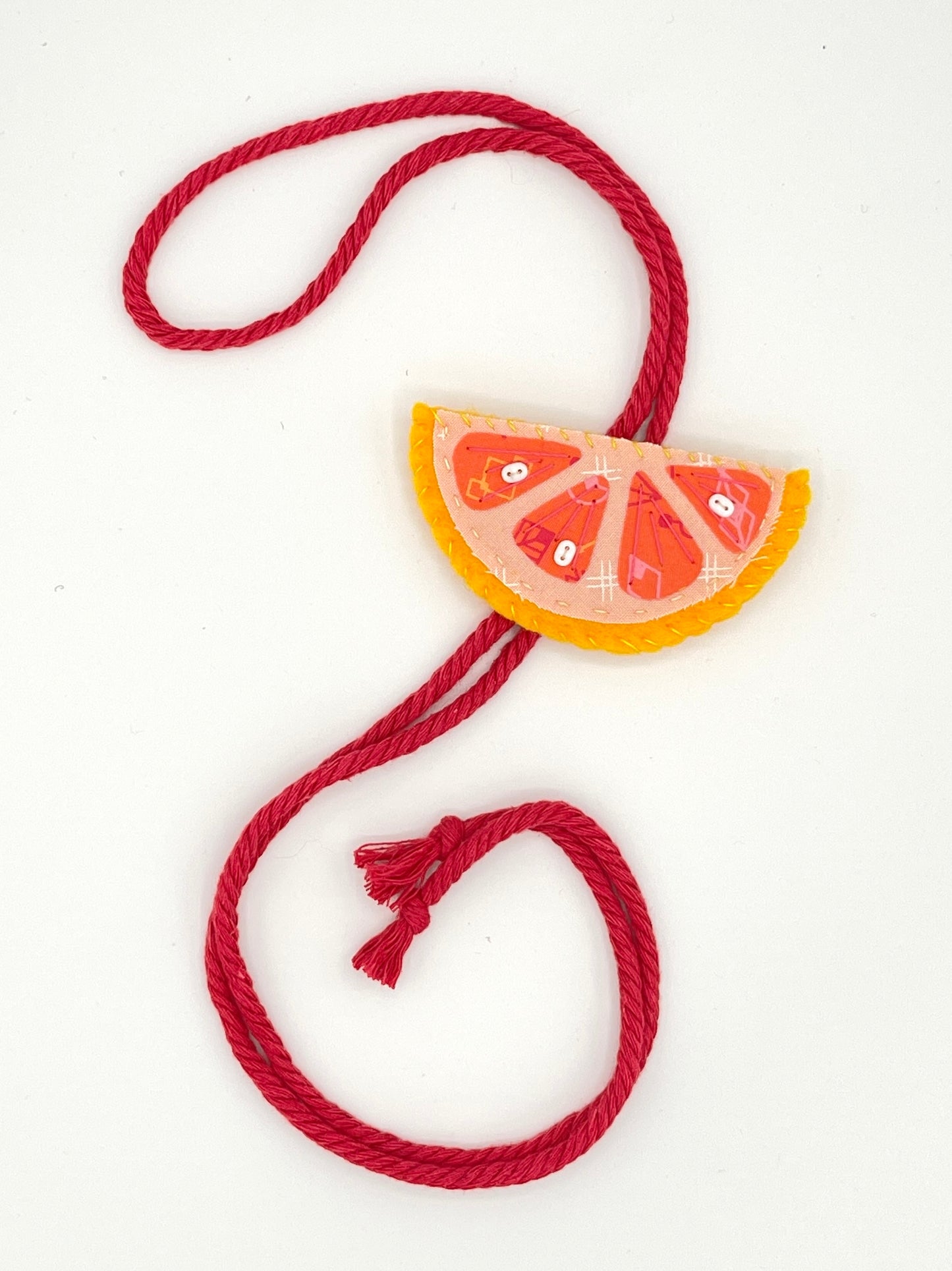 Grapefruit Bolo Tie