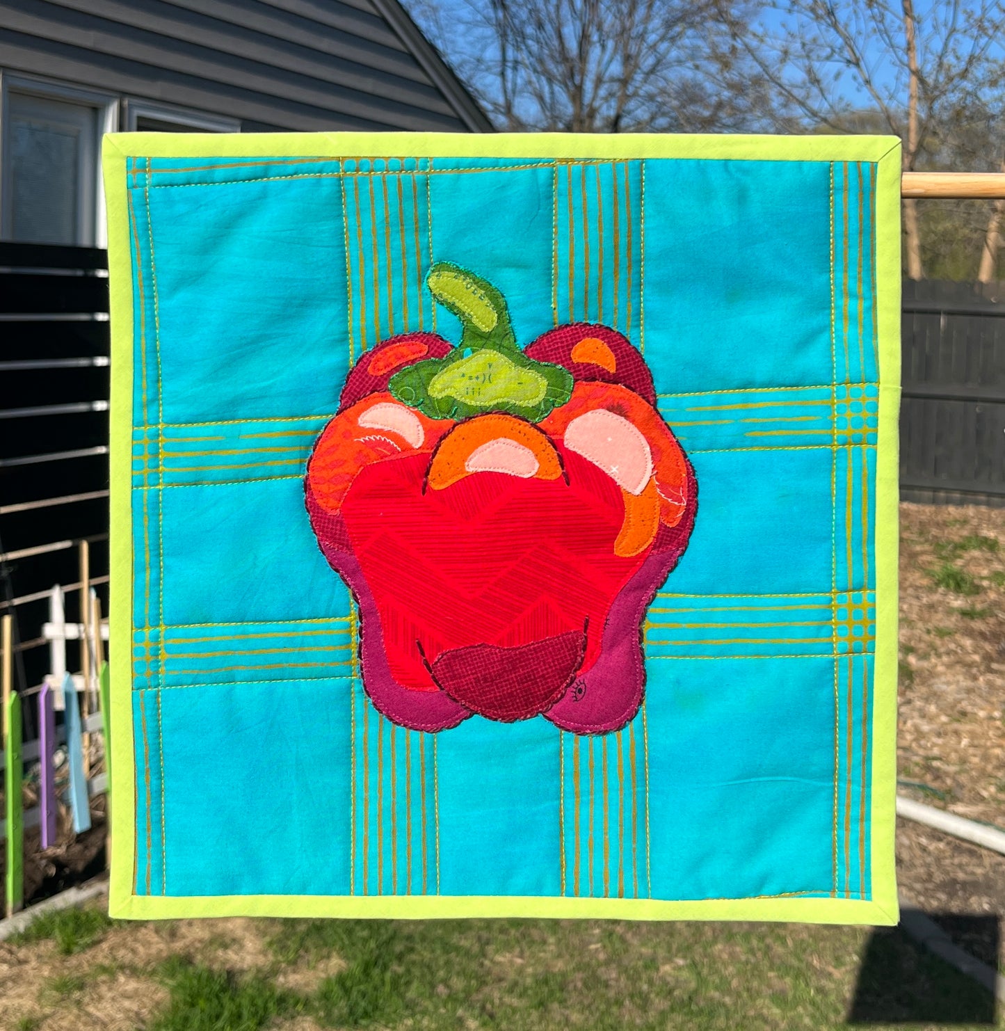 Red Bell Pepper Original Quilt