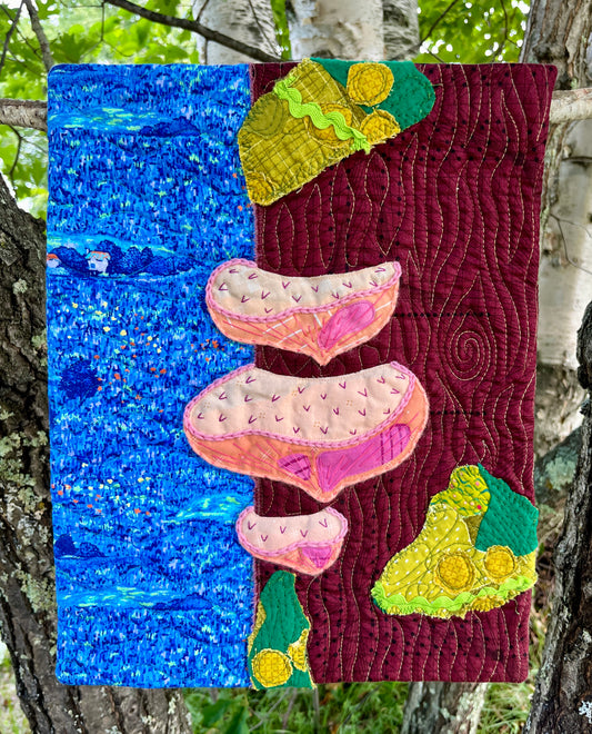 Shelf Mushroom Original Quilt