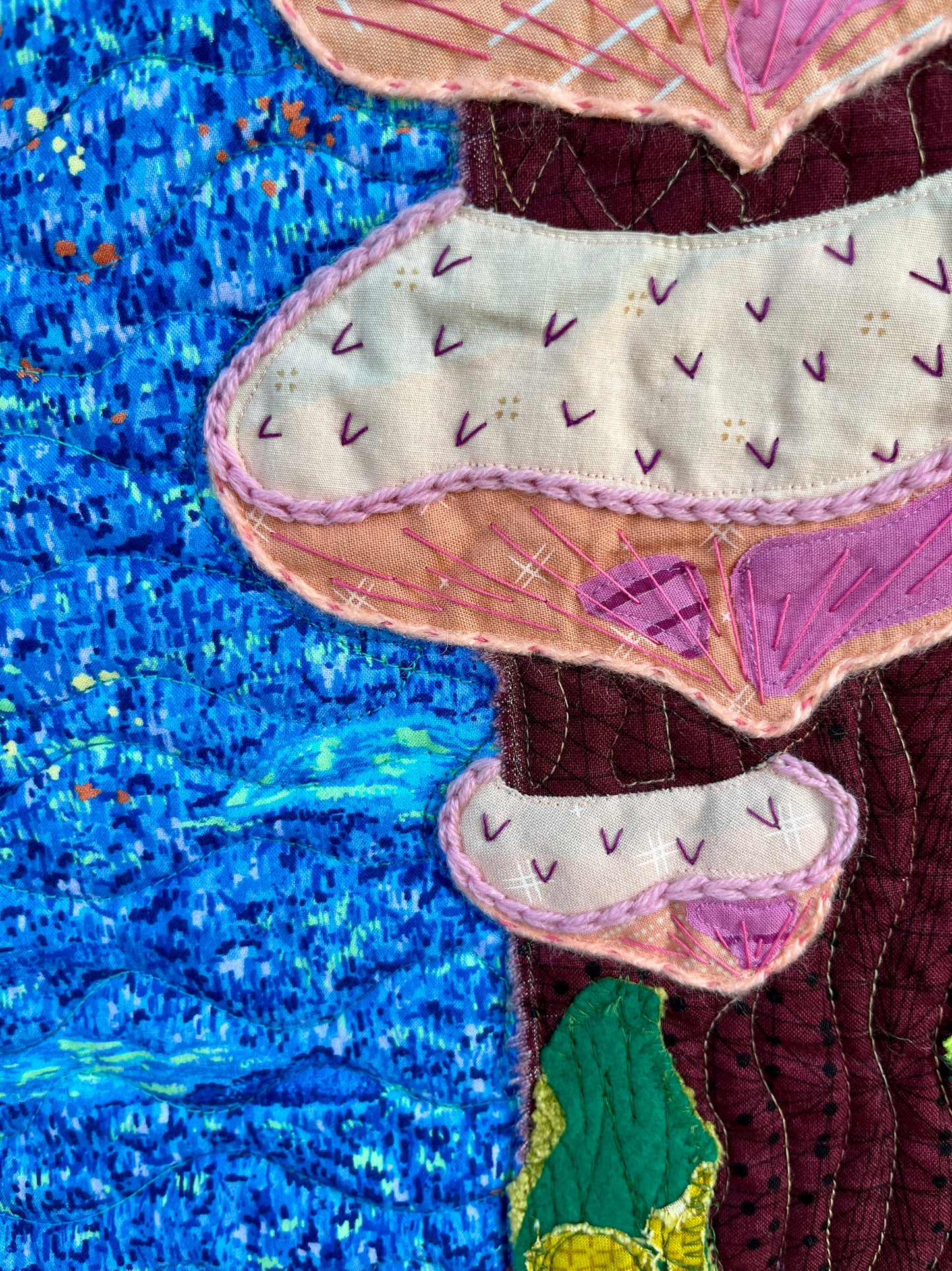 Shelf Mushroom Original Quilt