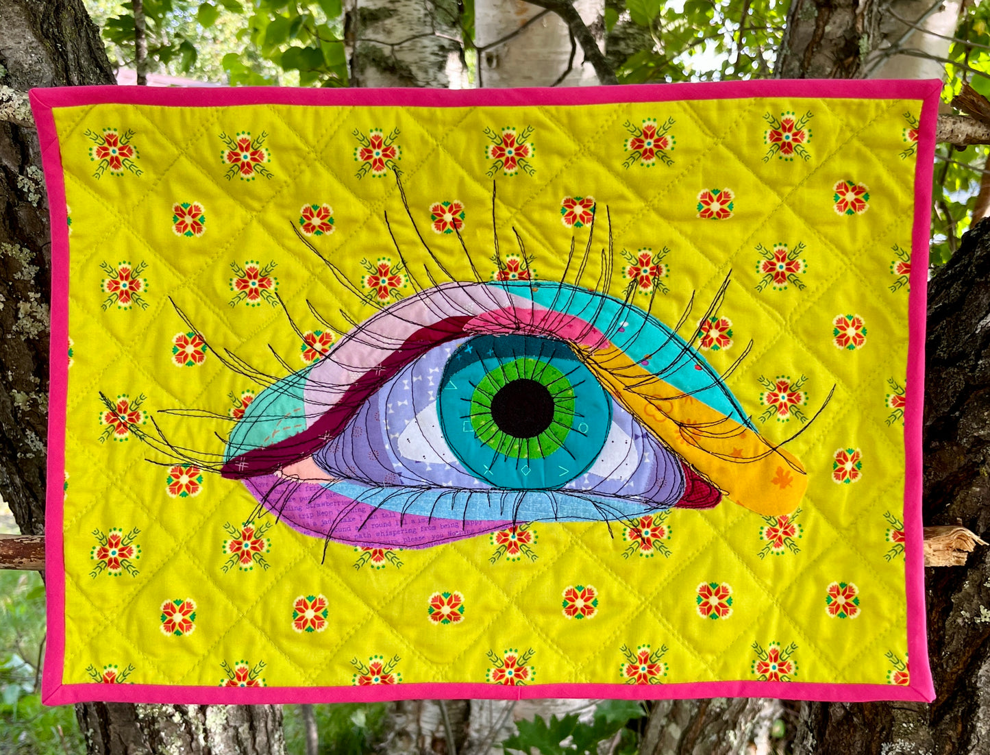 Scribble Eye Original Quilt