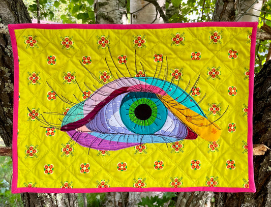 Scribble Eye Original Quilt