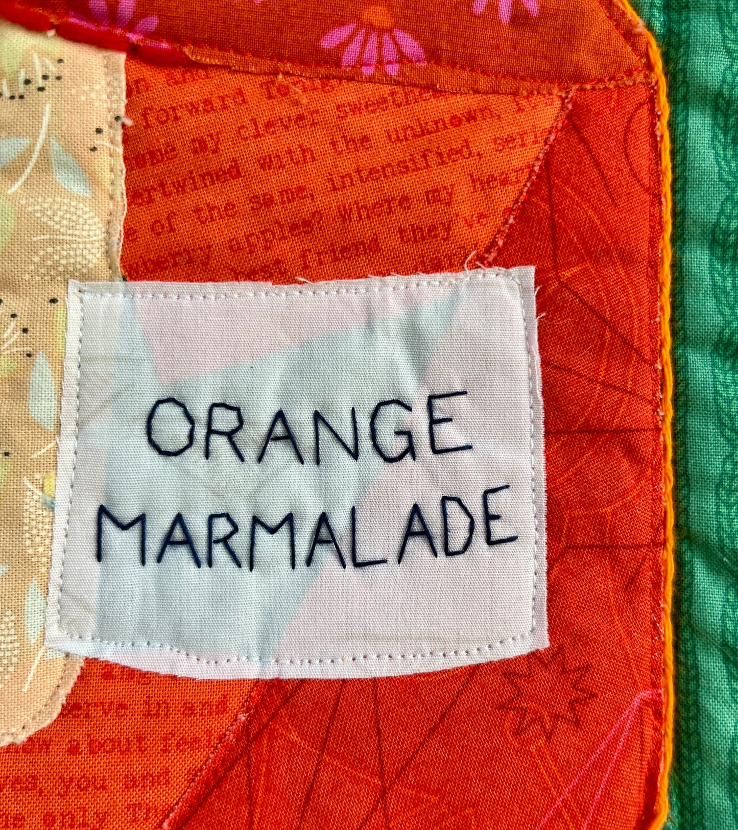 Orange Marmalade Original Quilt
