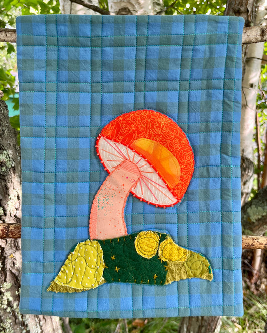 Orange Mushie Original Quilt