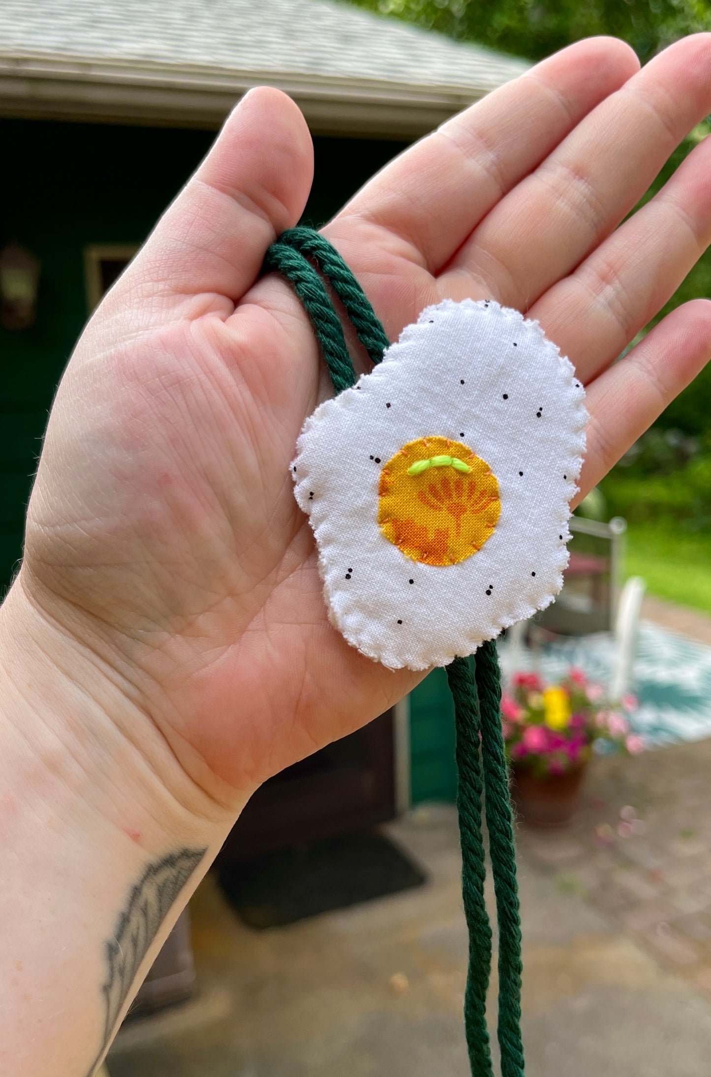 Egg Bolo Tie