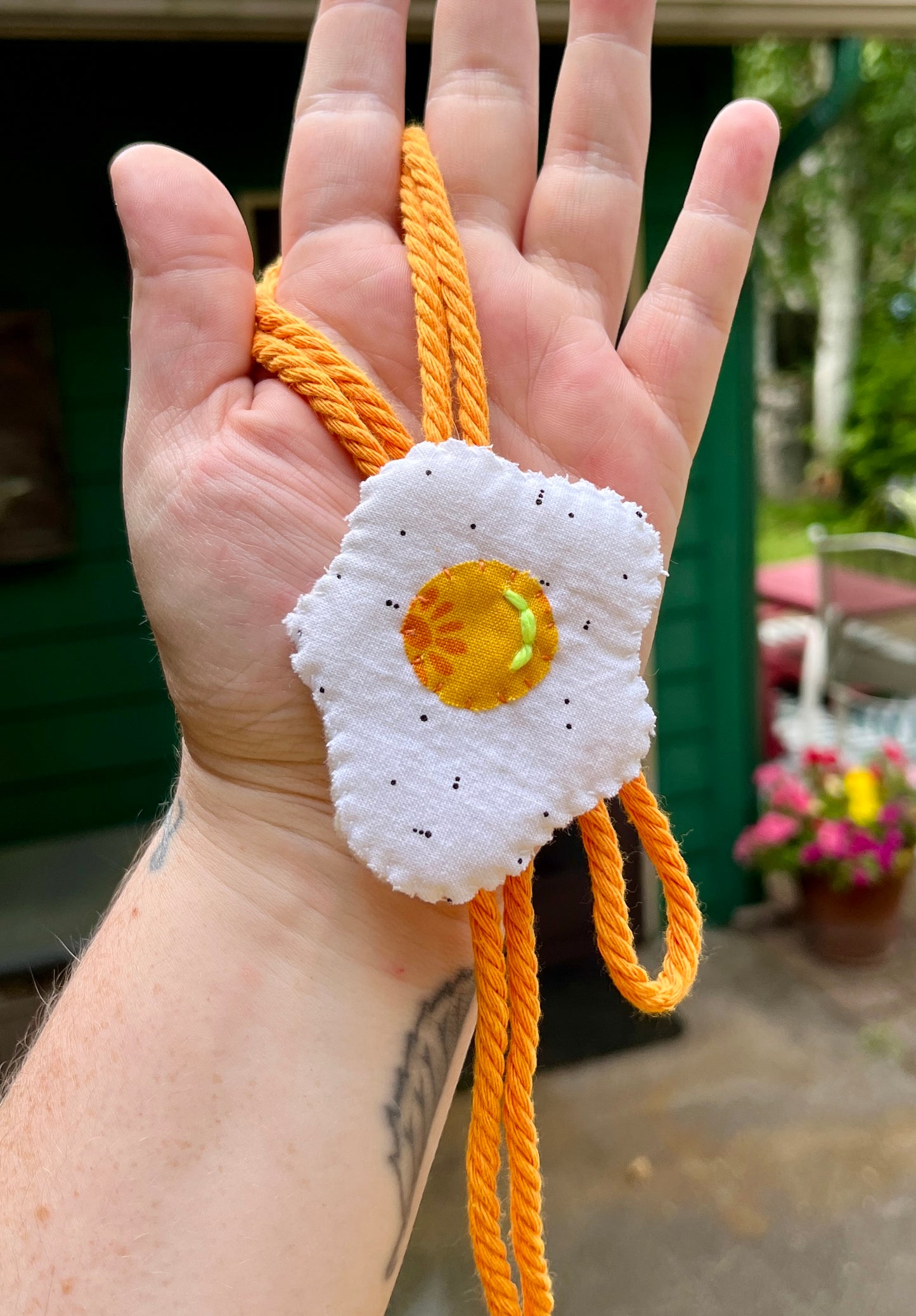 Egg Bolo Tie