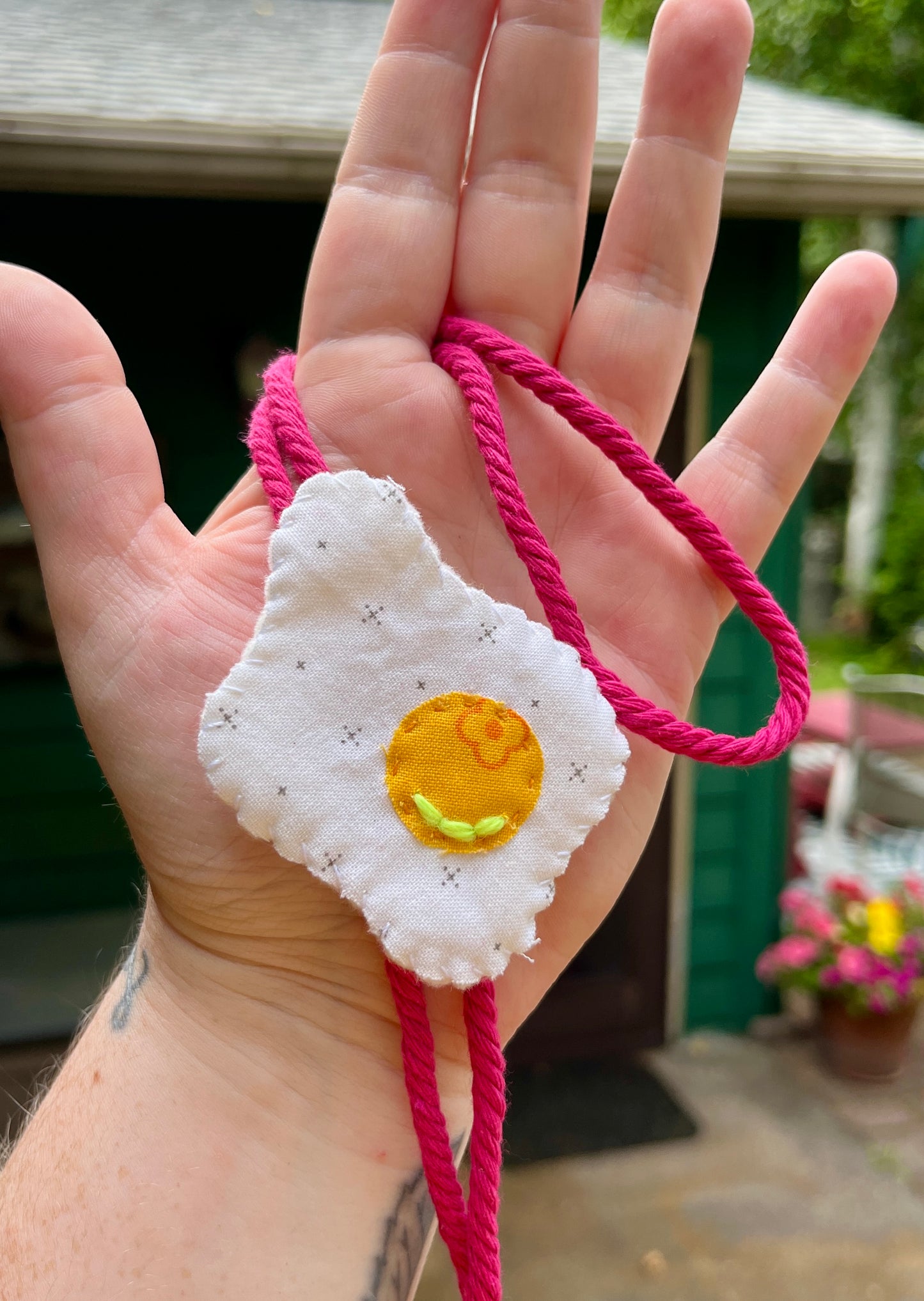 Egg Bolo Tie