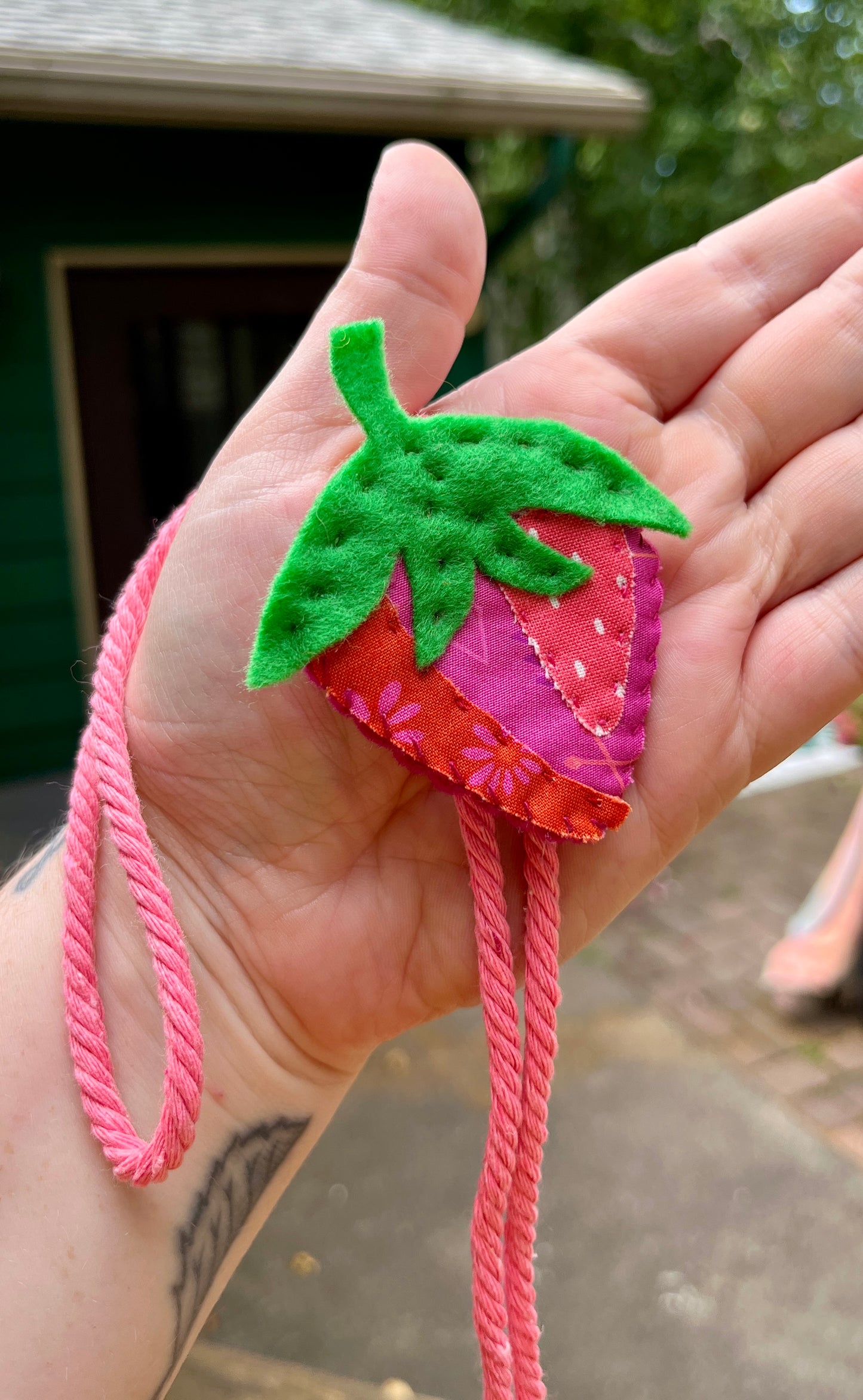 Strawberry Bolo Tie