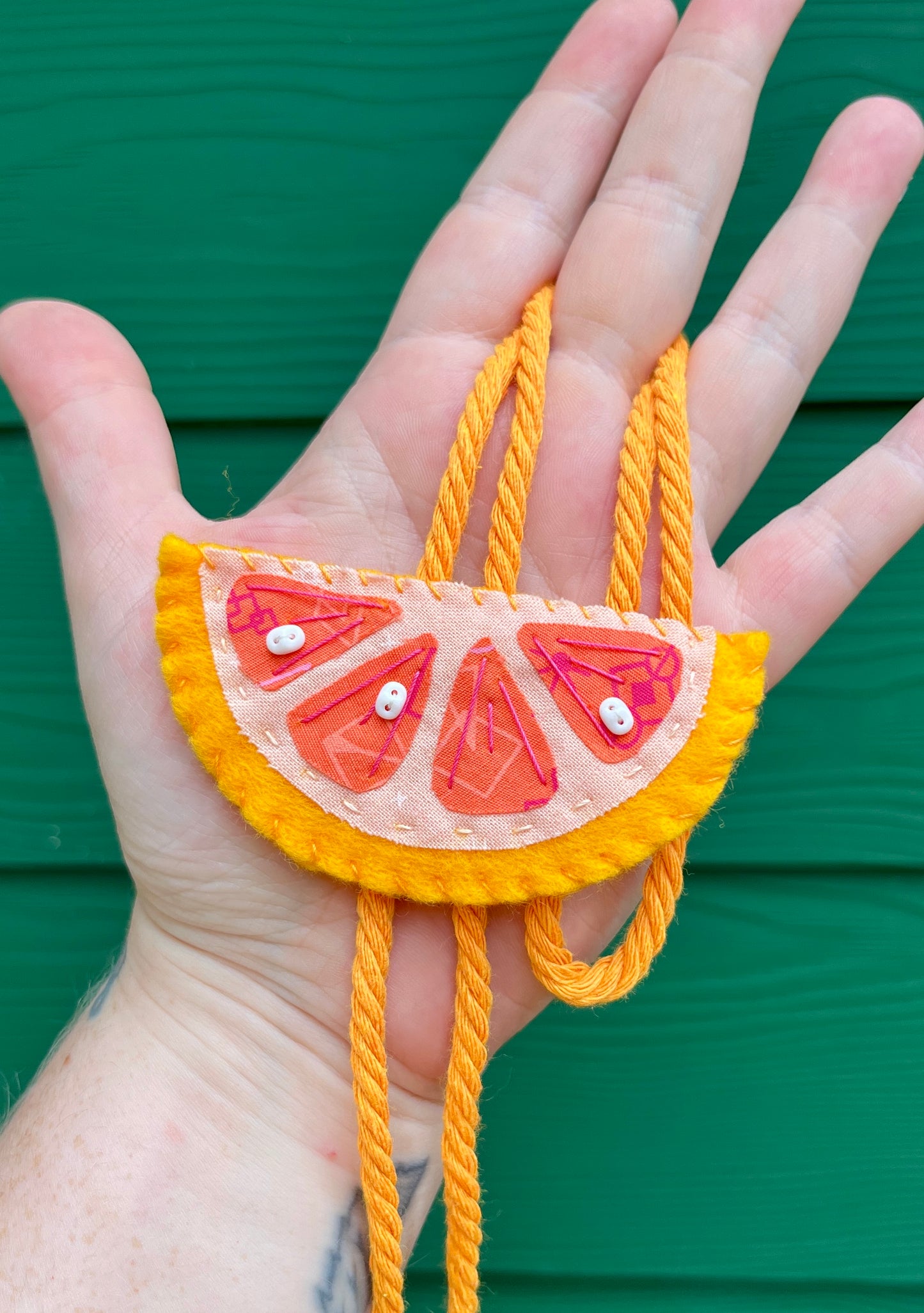 Grapefruit Bolo Tie