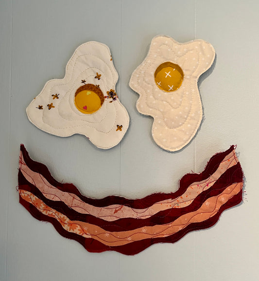 Fried Egg Wall Hanging (Single Yolk)