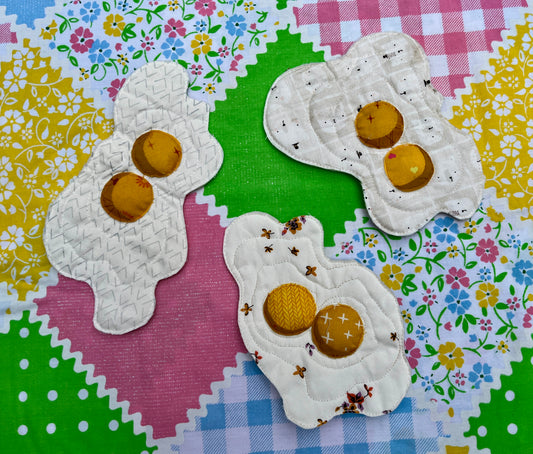 Fried Egg Wall Hanging (Double Yolk)