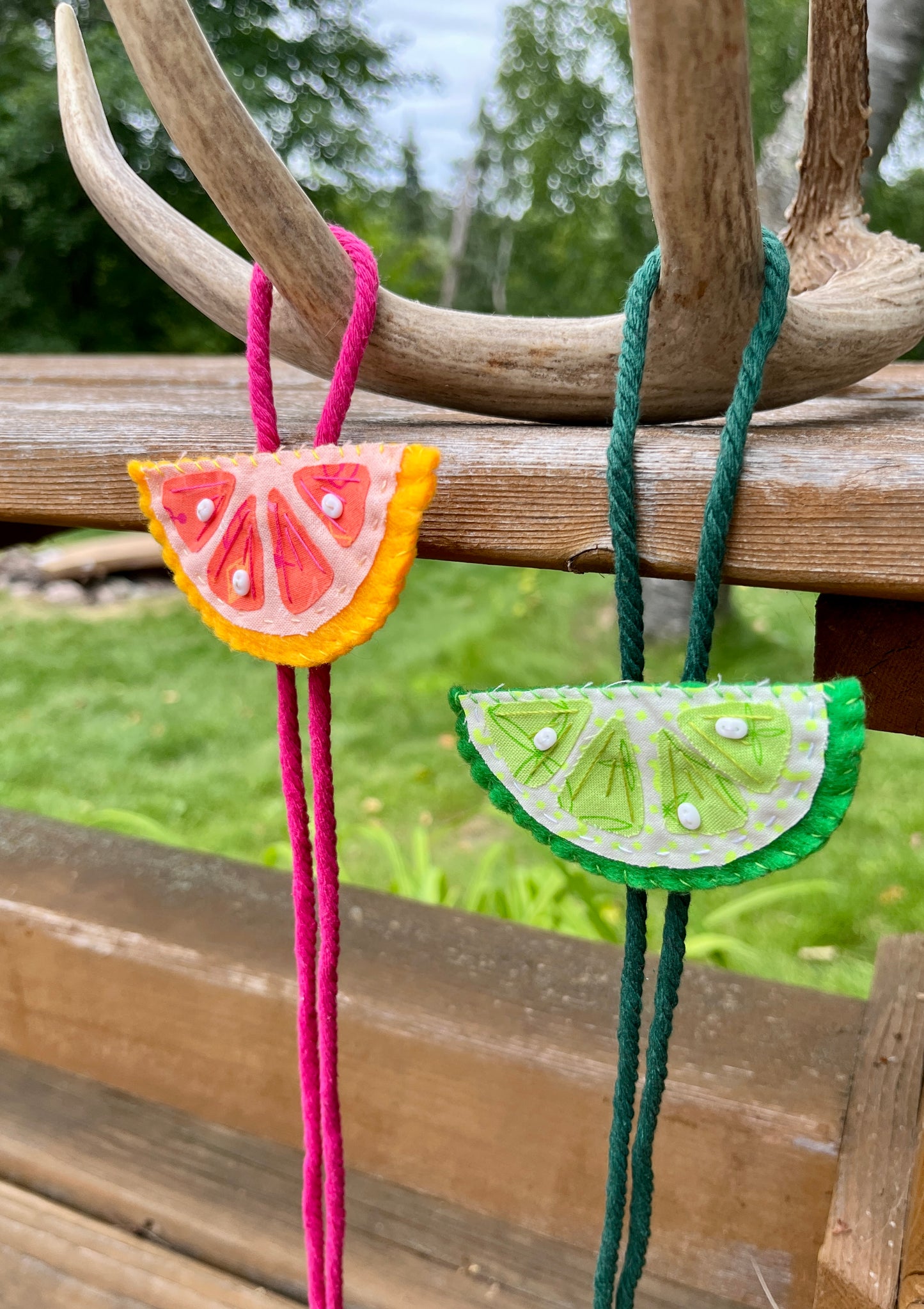 Grapefruit Bolo Tie