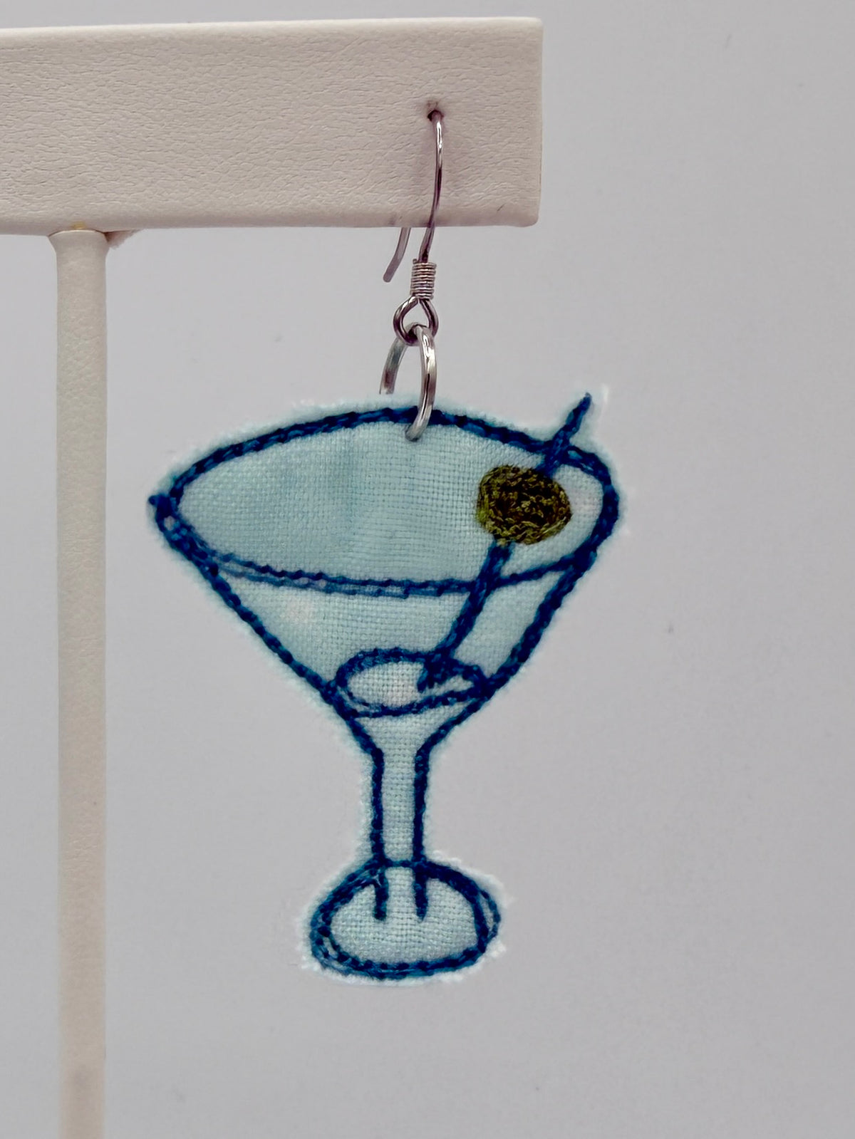 Dirty Martini Fabric Earrings
