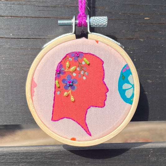 2.5" Mini Beaded Hoop