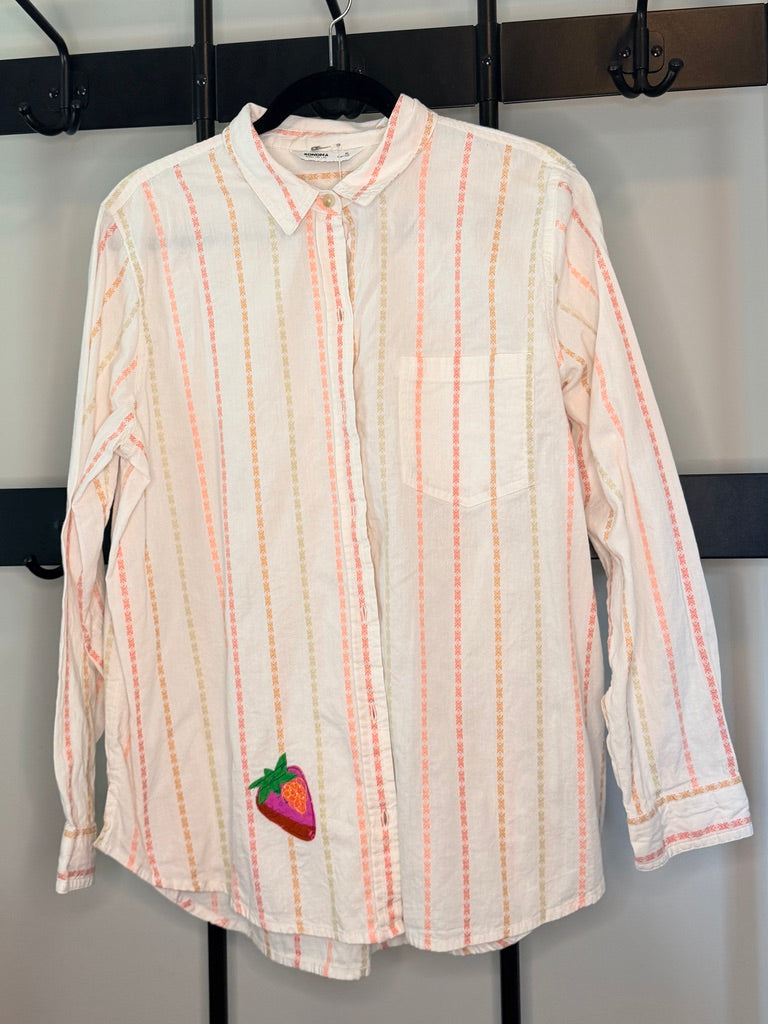 Upcycled Strawberry Shirt