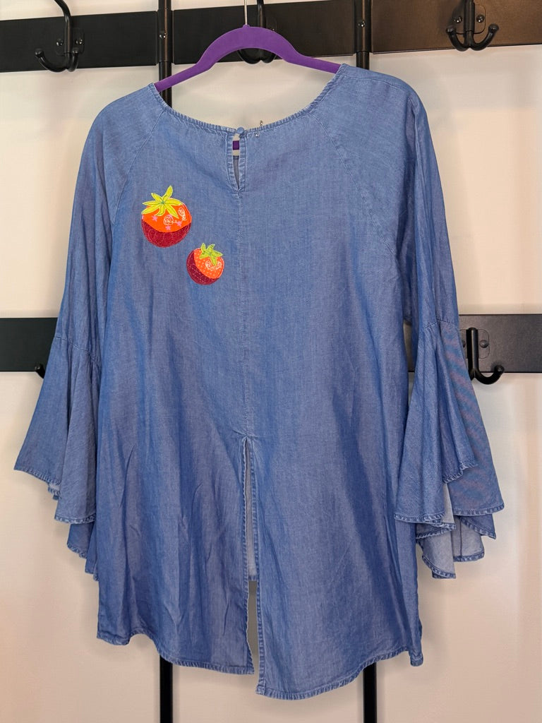 Upcycled Tomato Blouse