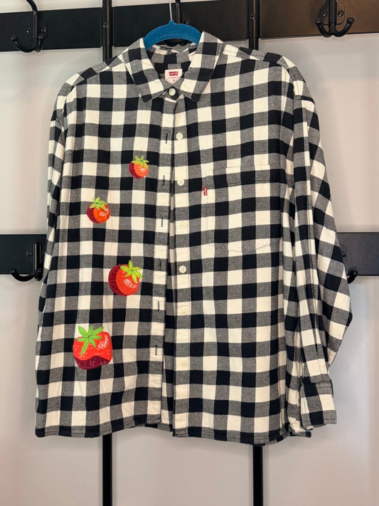 Upcycled Tomato Shirt