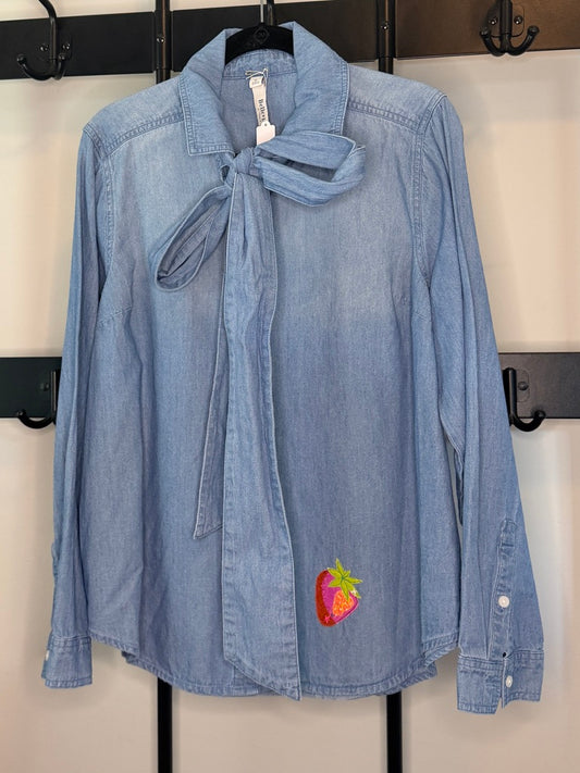 Upcycled Strawberry Shirt