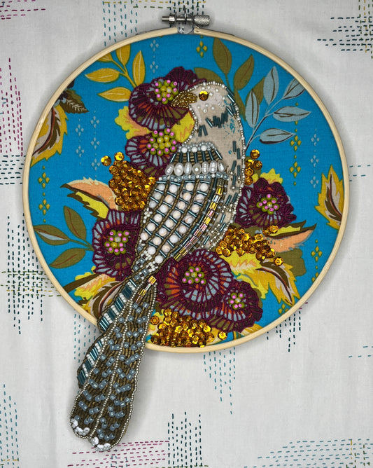 Brown Bird Hoop