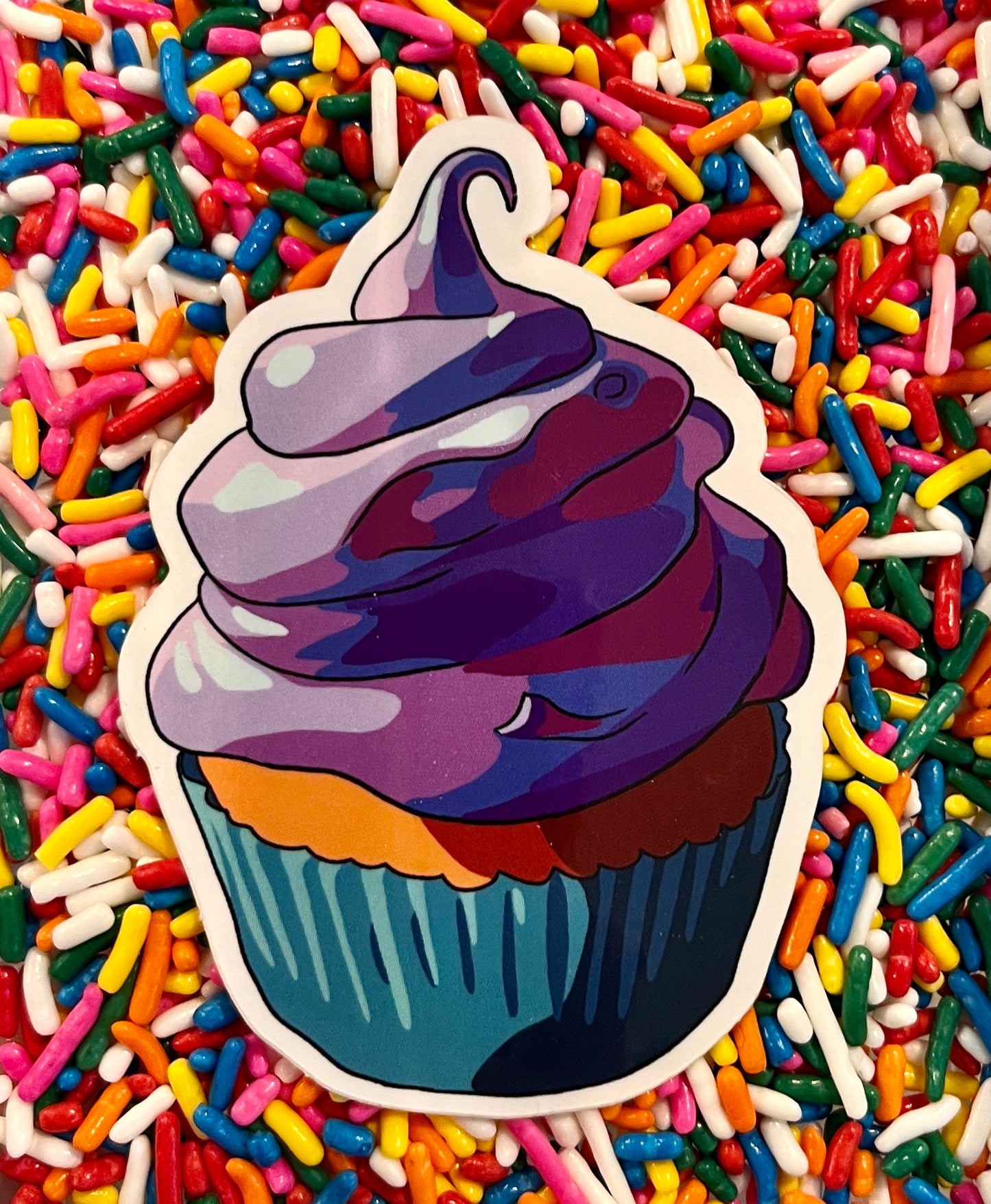 Cupcake Sticker