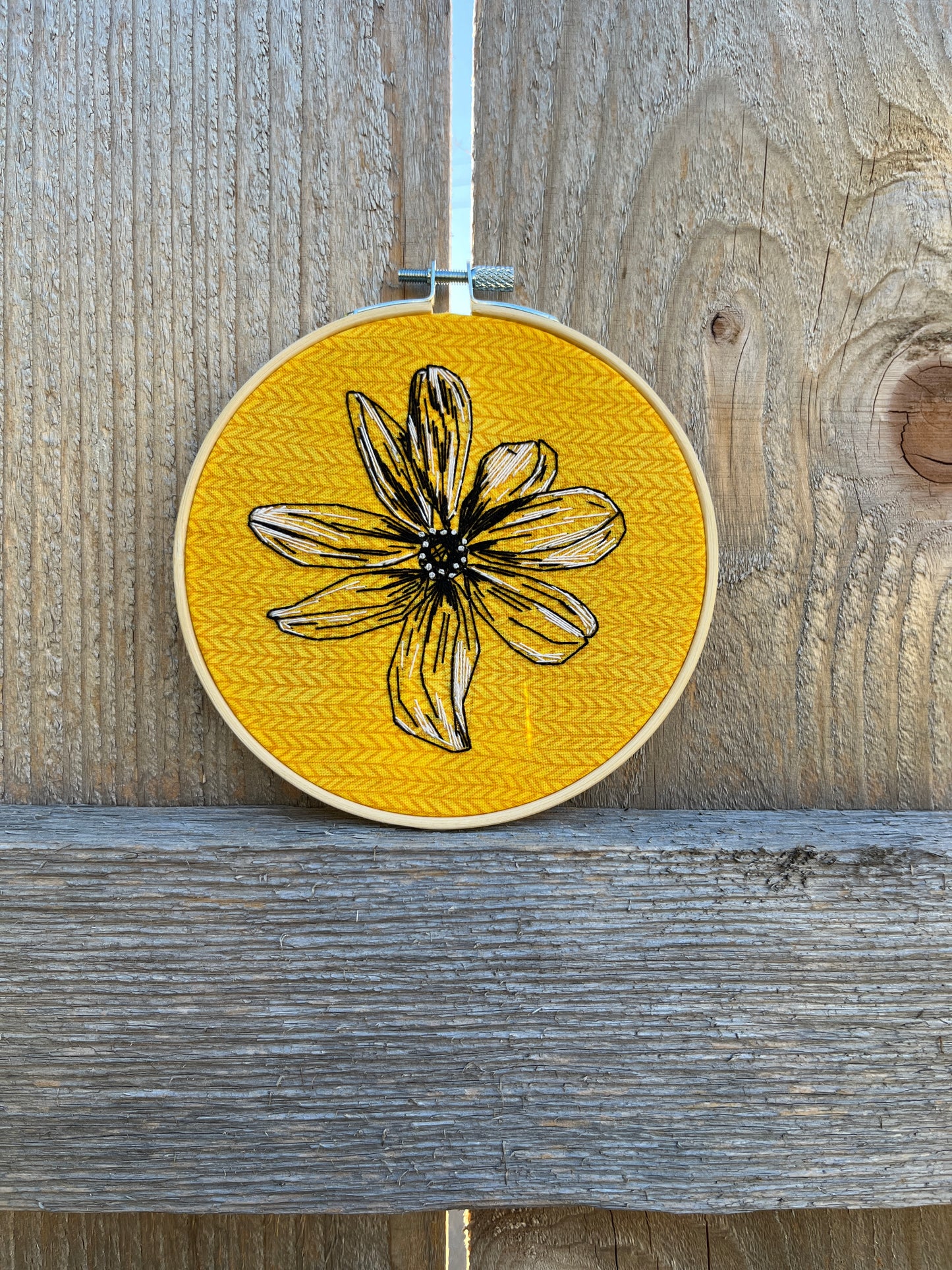 Black Eyed Susan Embroidery Sketch