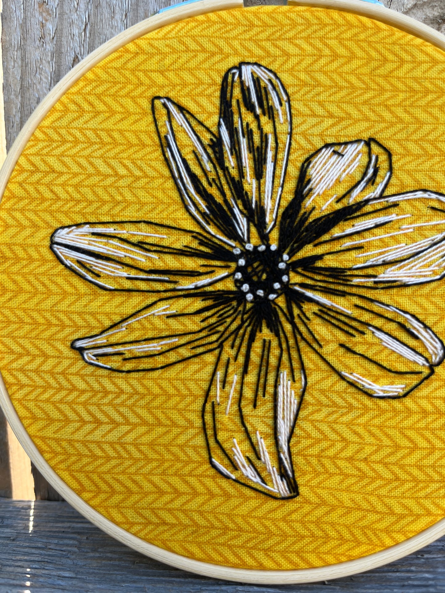 Black Eyed Susan Embroidery Sketch