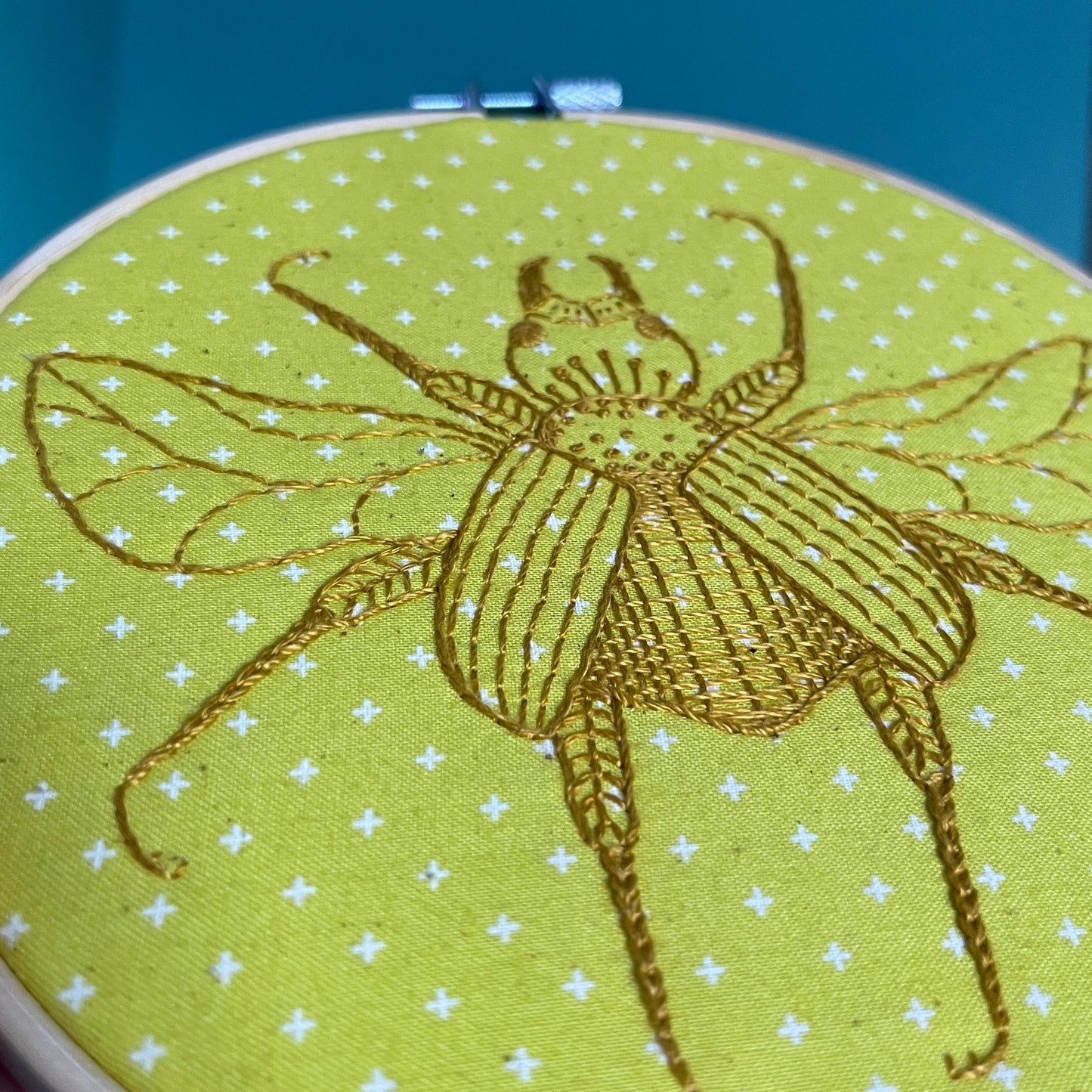 Beetle Hand Embroidery