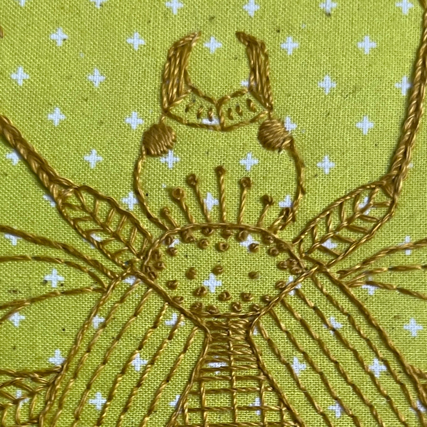 Beetle Hand Embroidery
