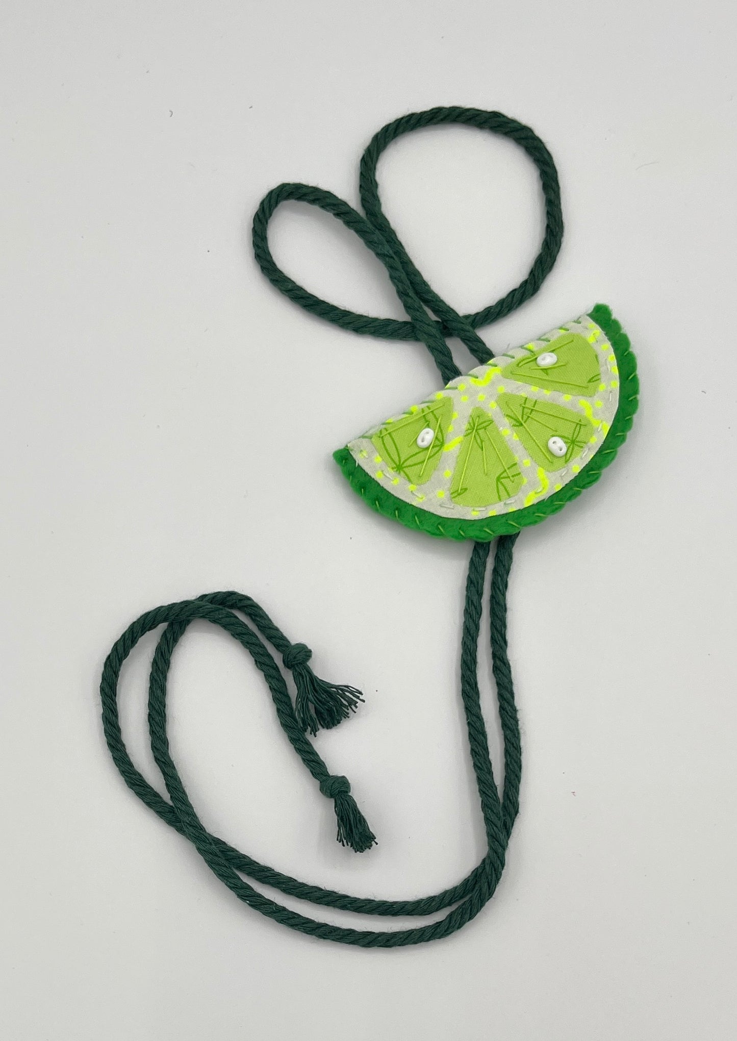 Lime Bolo Tie