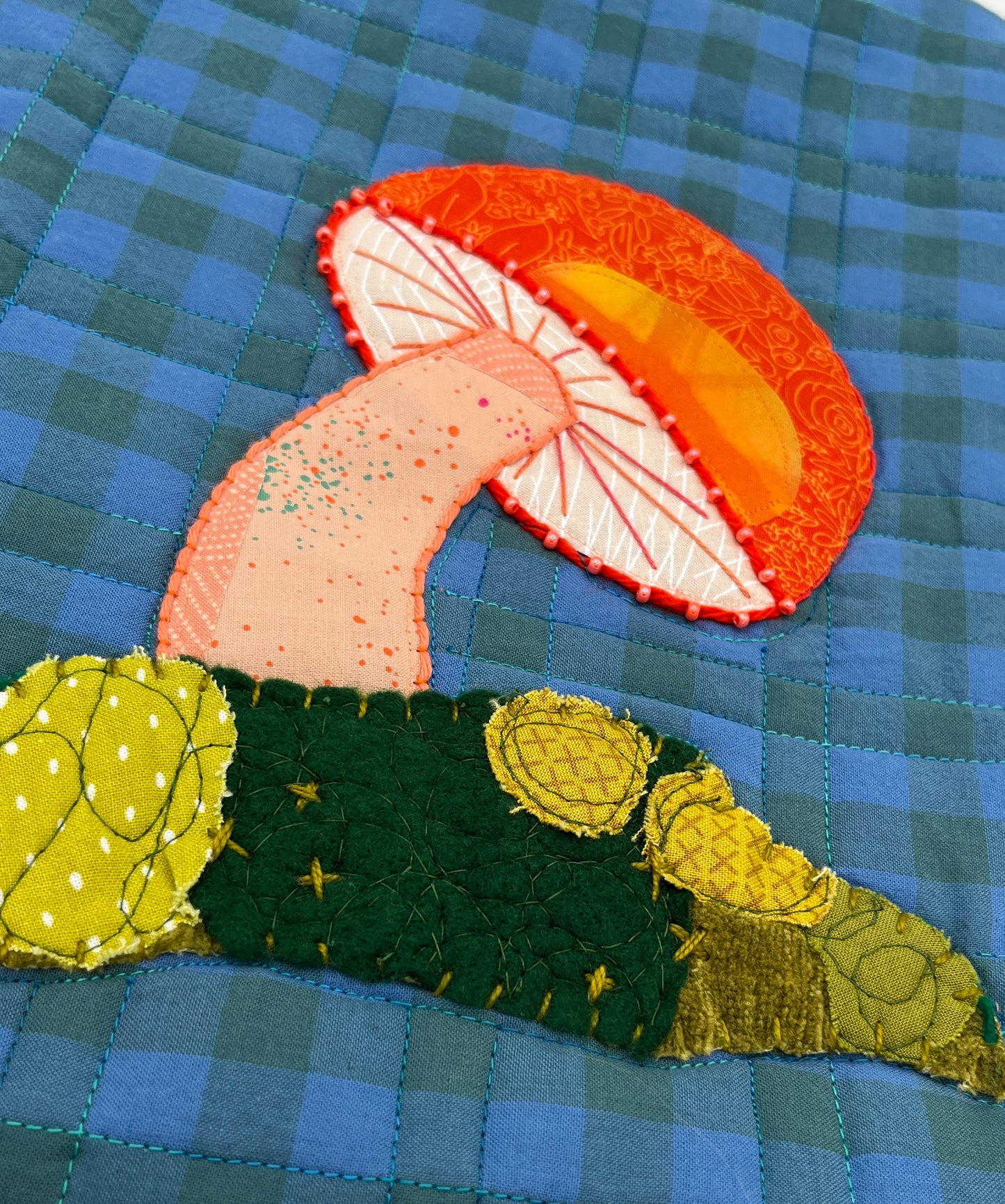 Orange Mushie Original Quilt