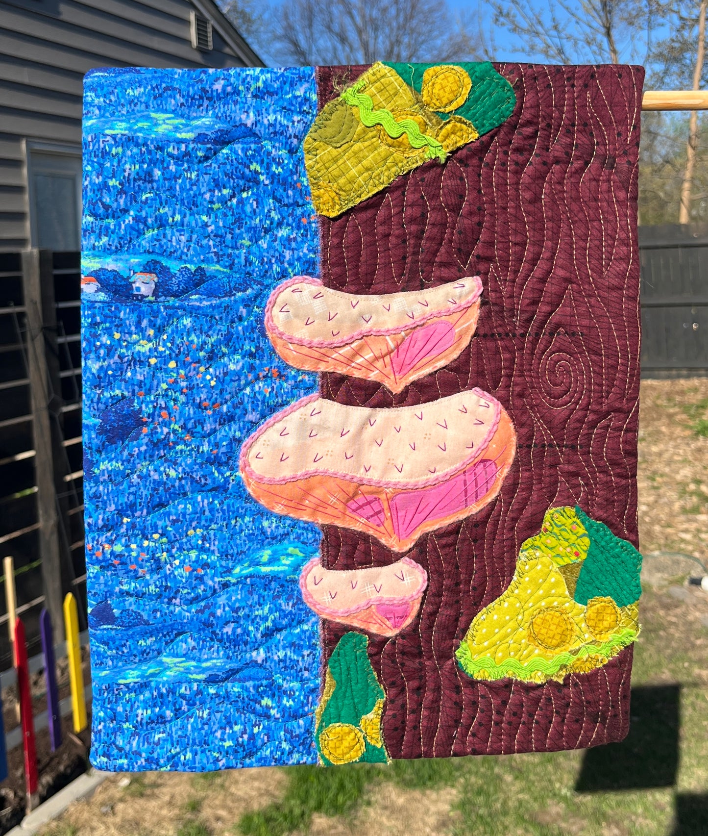Shelf Mushroom Original Quilt
