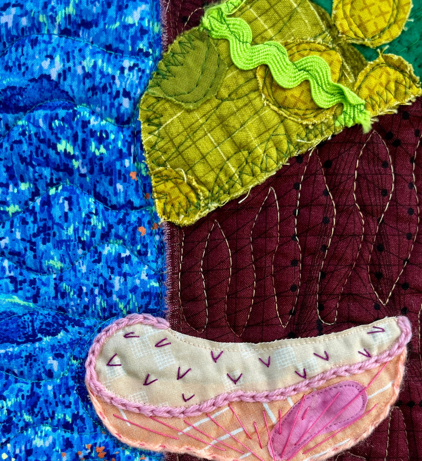 Shelf Mushroom Original Quilt