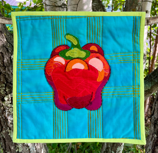 Red Bell Pepper Original Quilt
