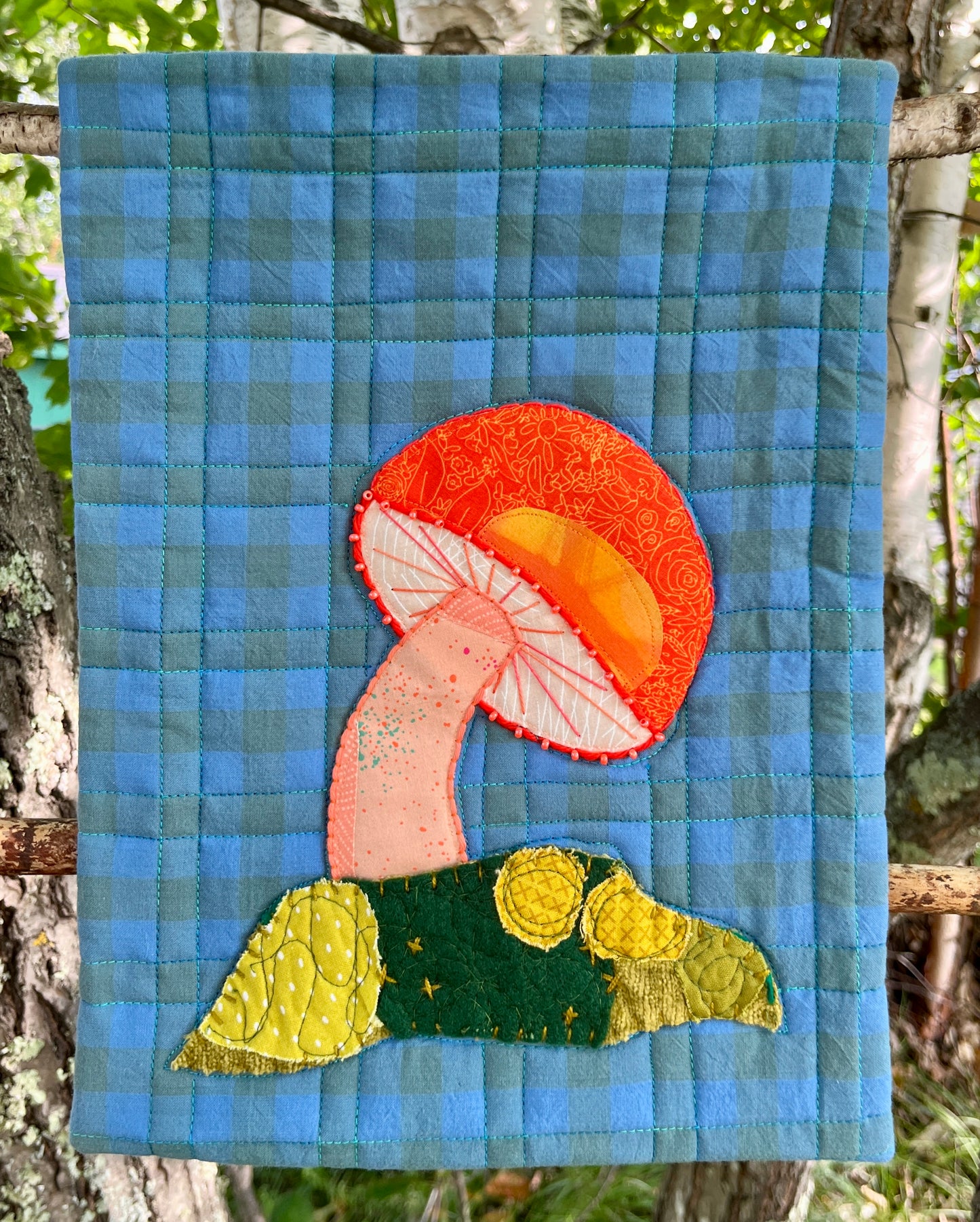 Orange Mushie Original Quilt