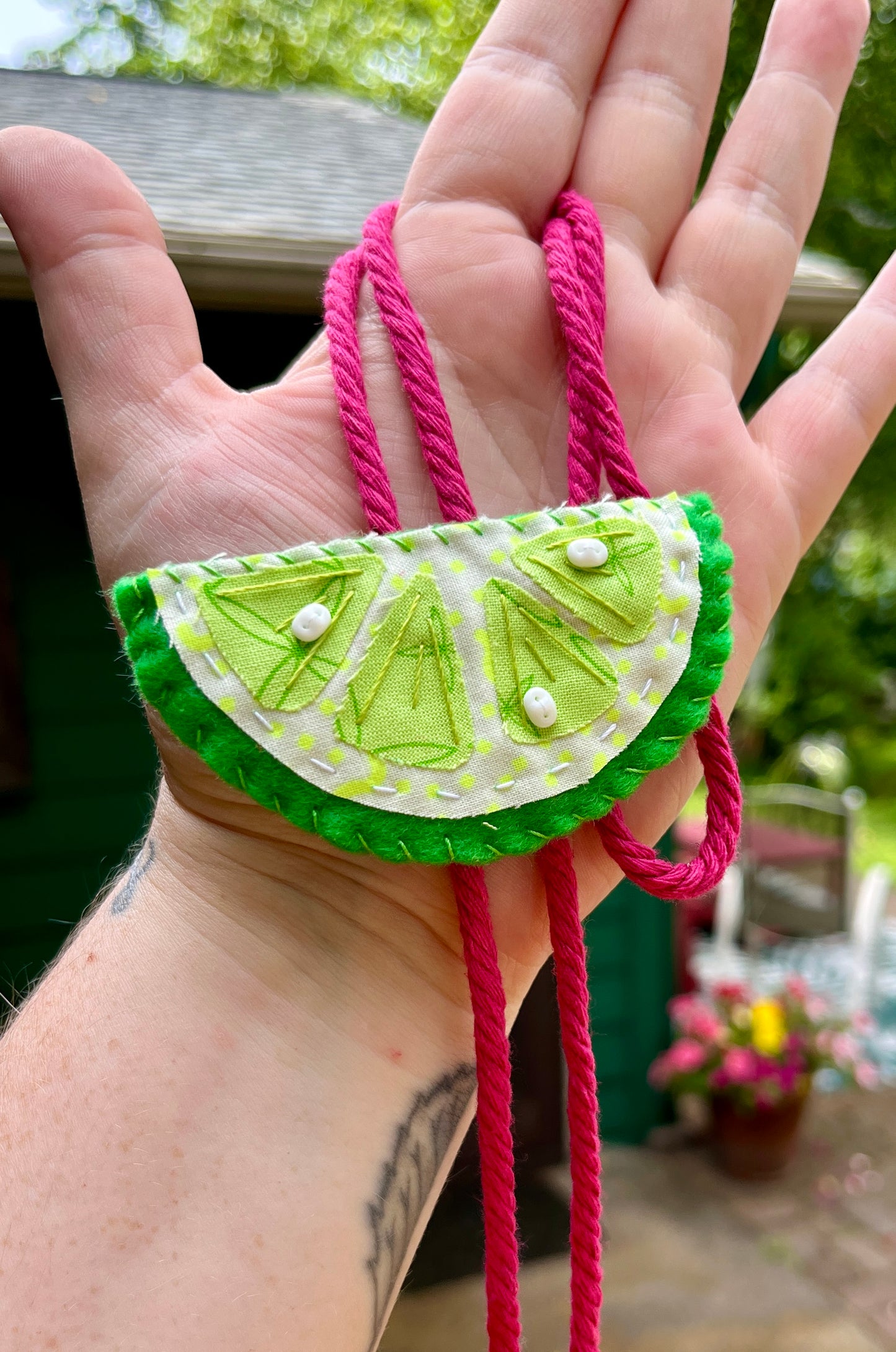 Lime Bolo Tie