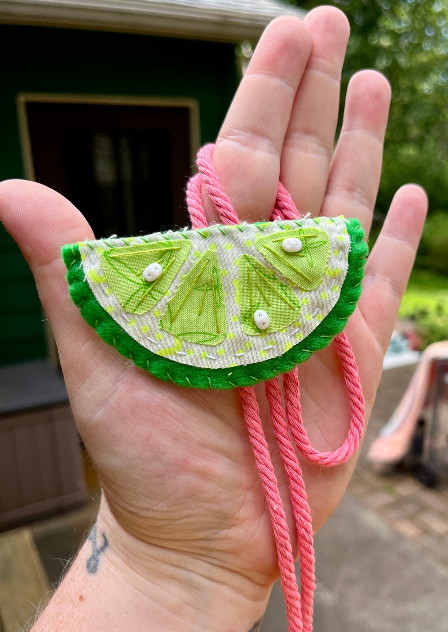 Lime Bolo Tie