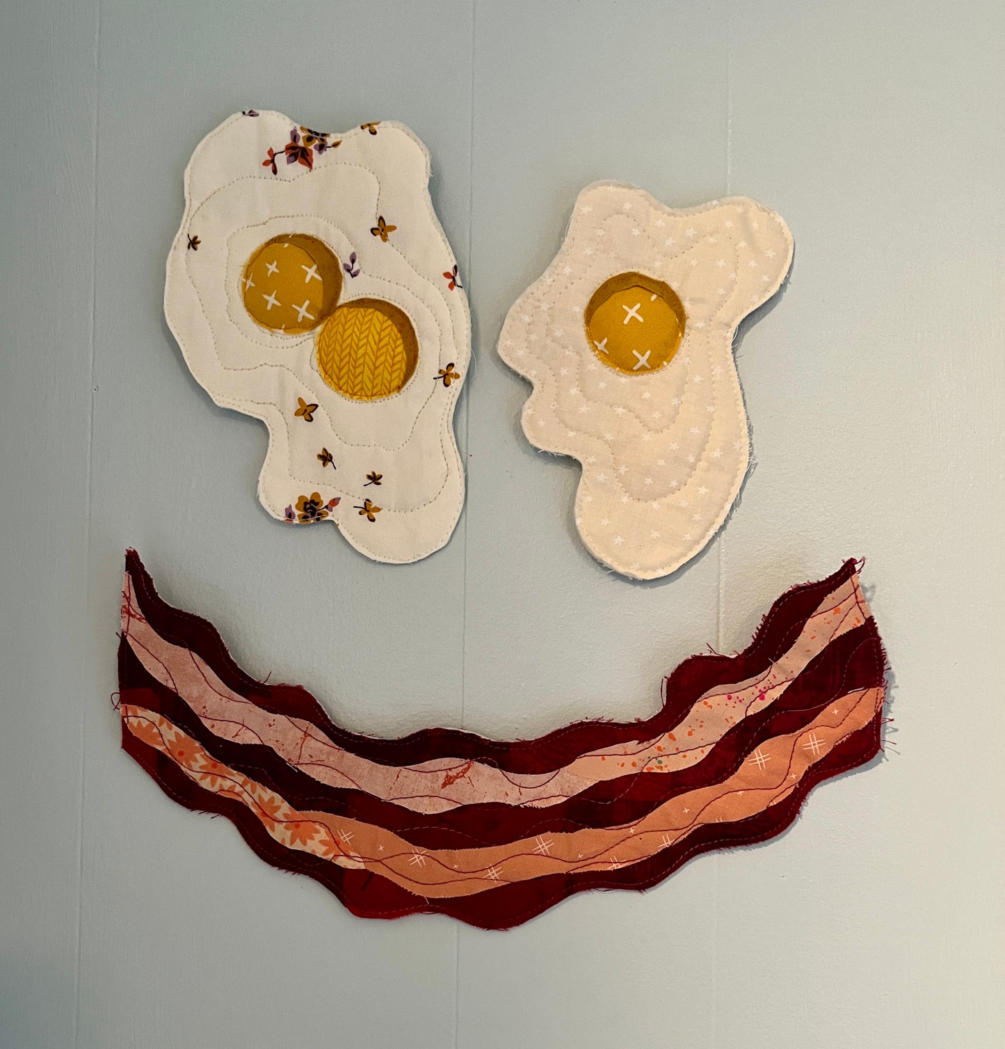 Fried Egg Wall Hanging (Double Yolk)