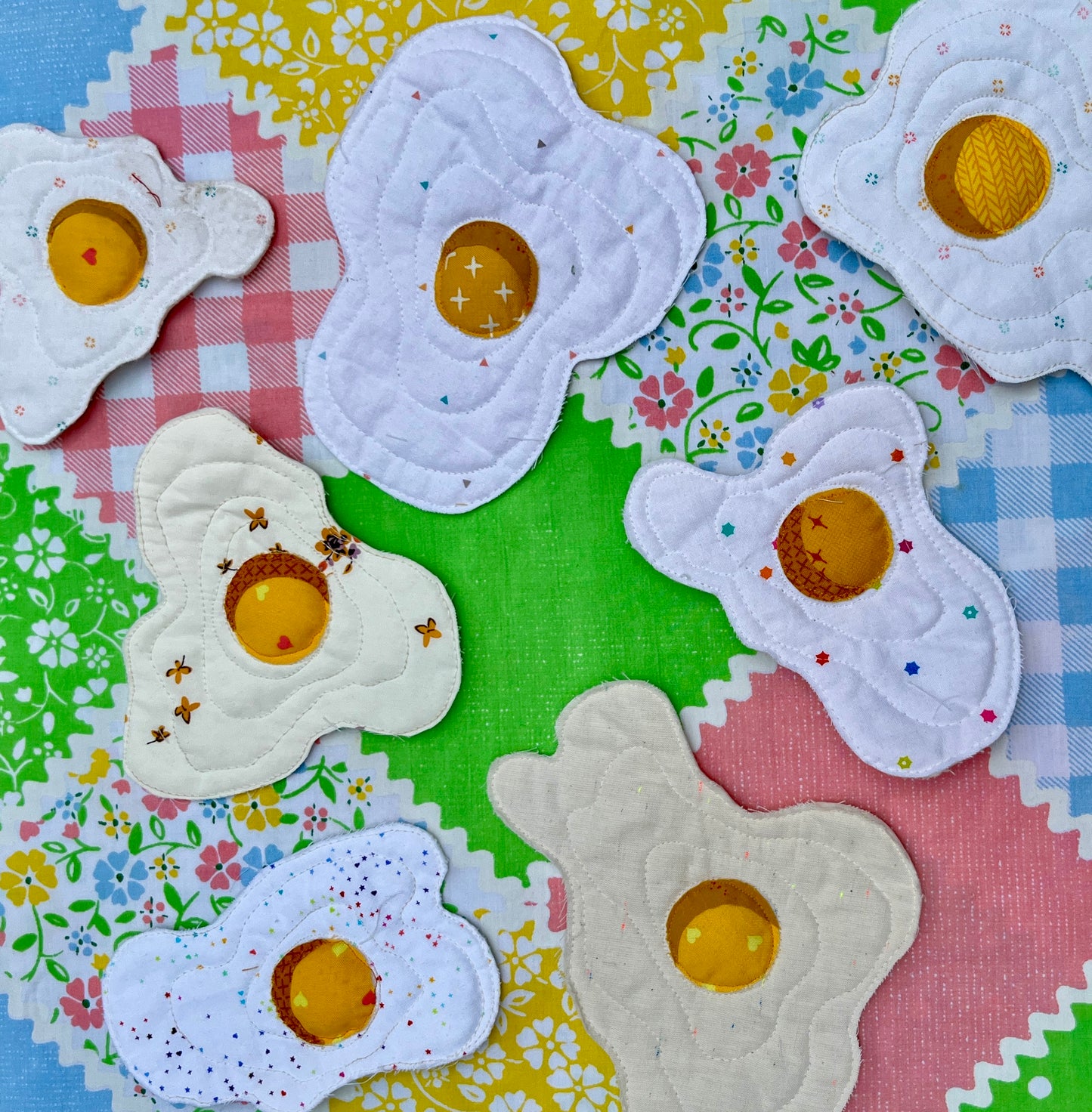 Fried Egg Wall Hanging (Single Yolk)